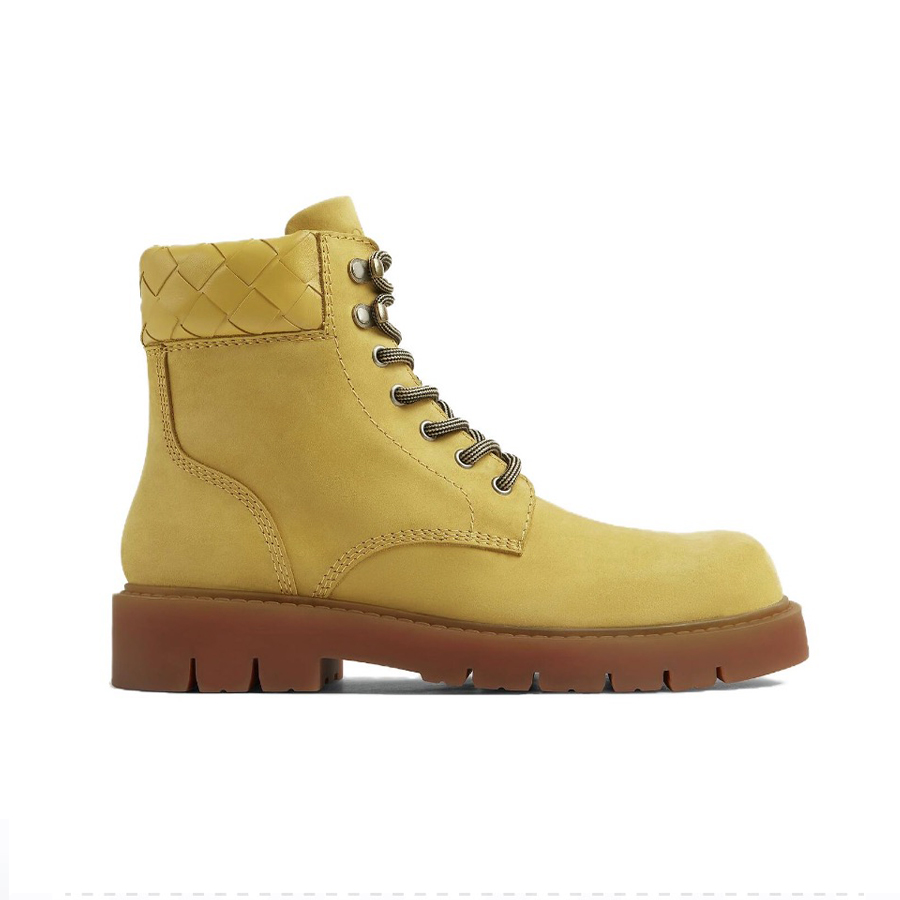 NIGO Bottega Veneta Men Women Haddock Lace-up Martin Boots Spring Autumn Winter Solid Color Short Leather Casual Shoes Ngvp#nigo9627