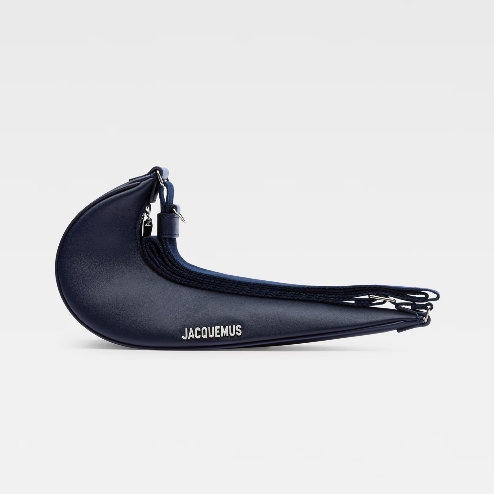 NIGO Jacquemus X Nike Women's Solid Color Logo Logo Adjustable Shoulder Strap Leather Crossbody Bag Bags #nigo74287