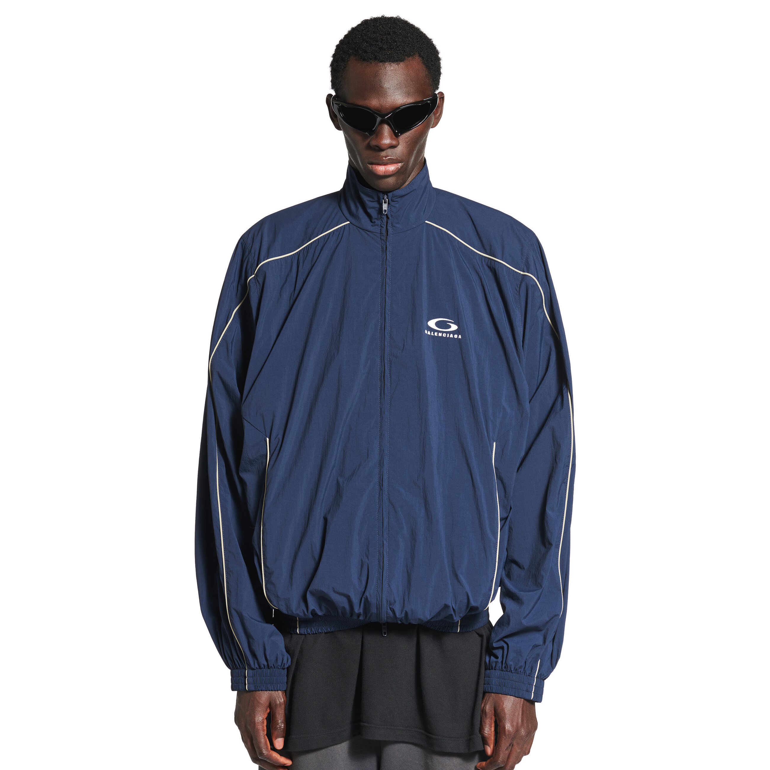 NIGO Balenciaga Men's Spring and Autumn Solid Color Logo Embroidery High Collar Long Sleeve Loose Jacket #nigo74289