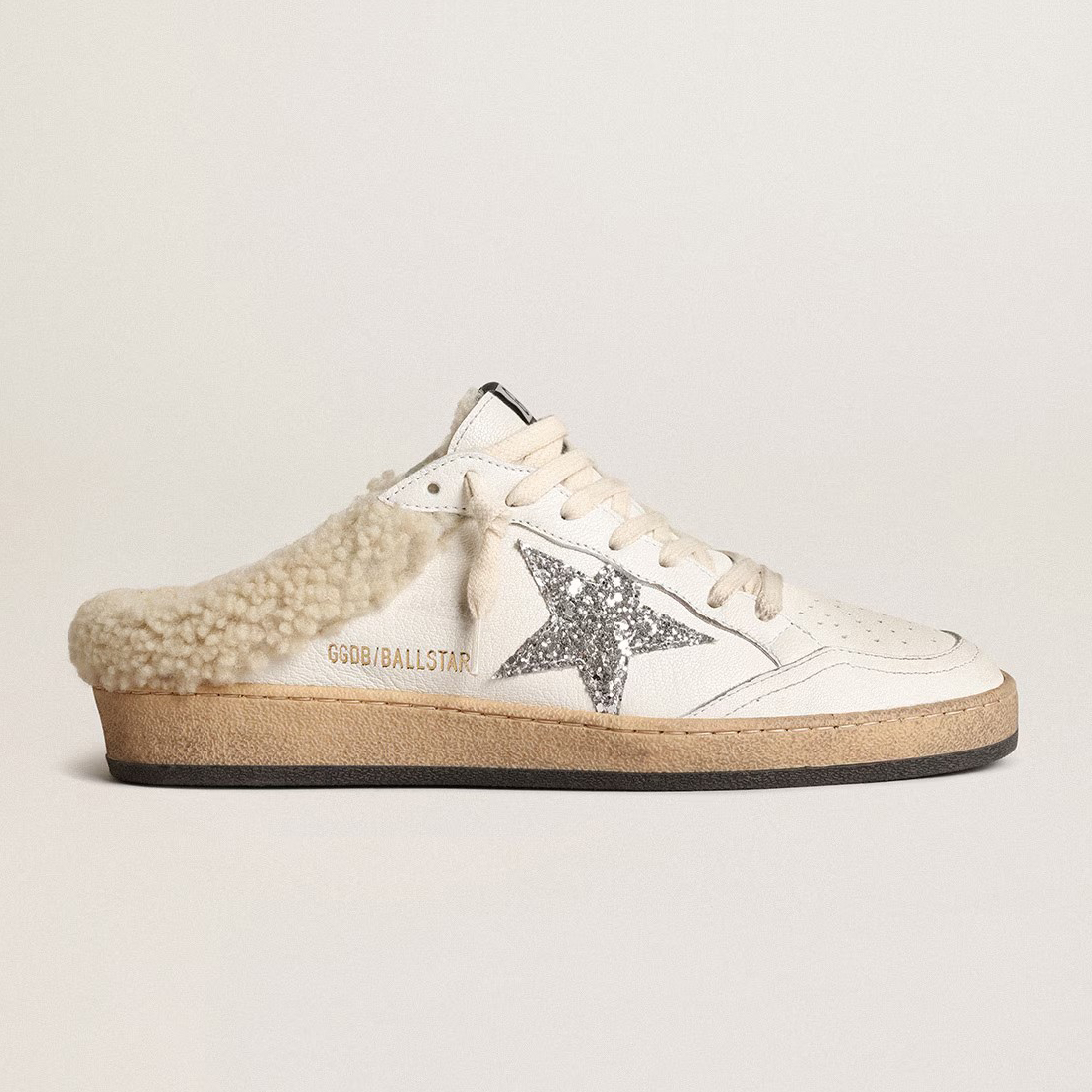 NIGO Golden Goose Women's Autumn and Winter Lamb Wool Suede Leather Baotou Slippers Mule Shoes #nigo74341