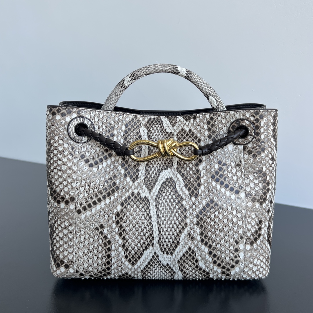NIGO Bottega Veneta Women's Andiamo Handbags Bags Fashion Snake Leather Shoulder Bags Ngvp #nigo9649