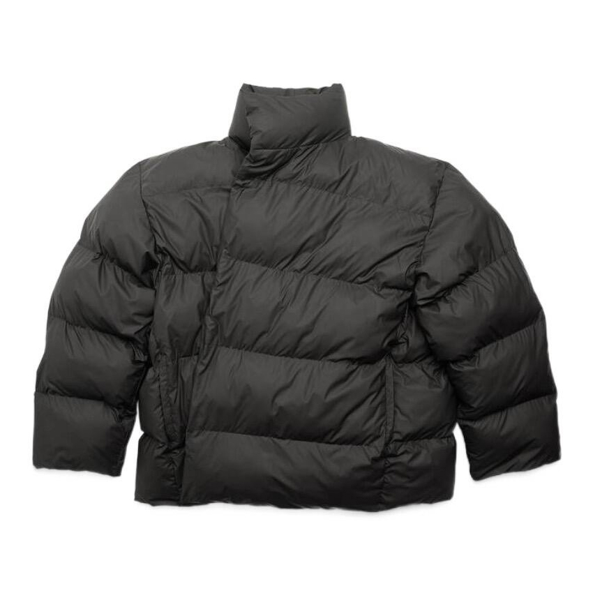 NIGO Balenciaga Men's and Women's Autumn and Winter Solid Color Letter Printed Loose Fit Puffer Down Long Sleeve Jacket #nigo74343