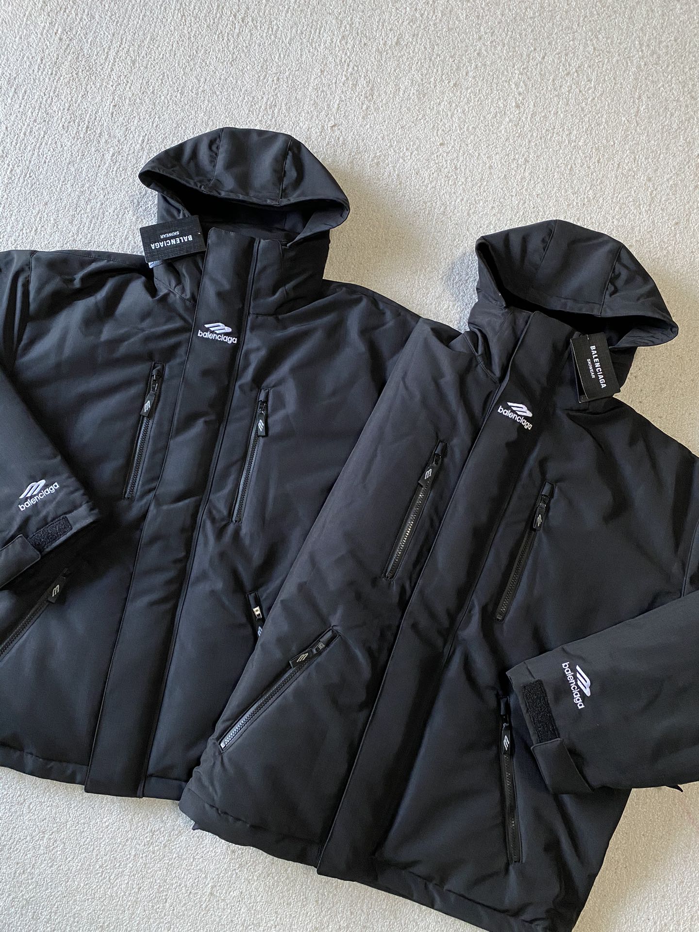 NIGO Balenciaga Men's Spring and Autumn Black Letter Printed Hooded Zipper Long Sleeve Jacket #nigo74375