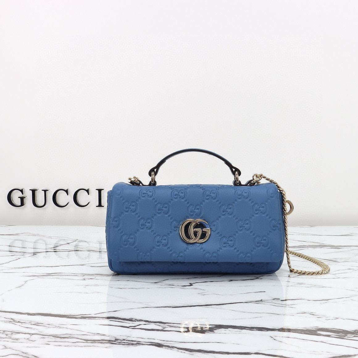 NIGO Gucci Milano Women's Solid Color Removable Shoulder Strap Leather Single Shoulder Crossbody Handbag Bag Bags #nigo74363