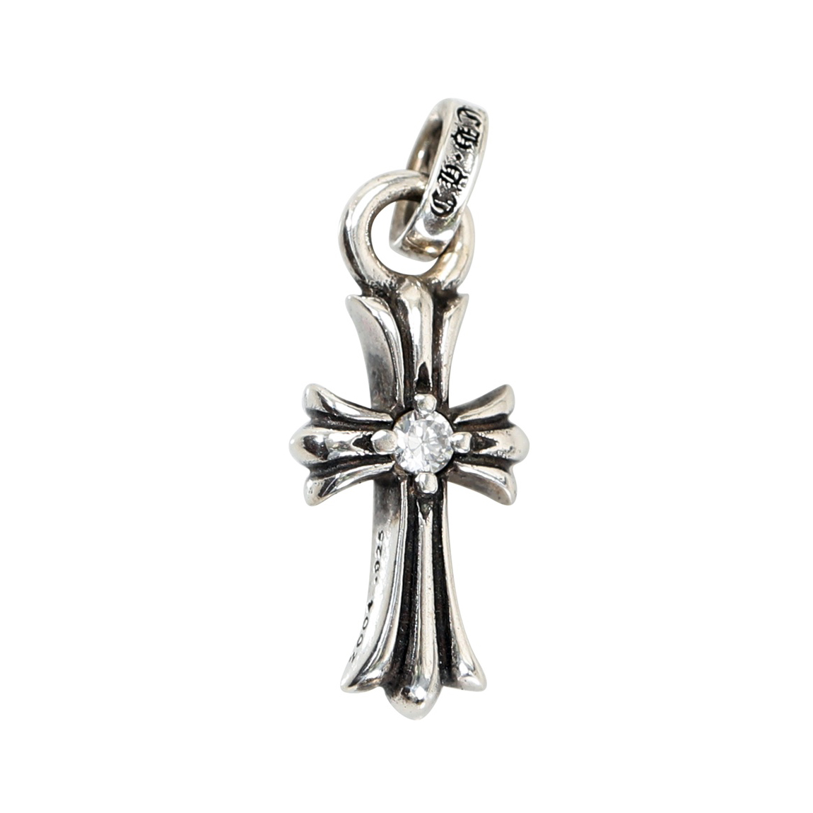 NIGO Chrome Hearts Men Women 925 Silver Cross Pendant Vintage Solid Color Fashion Necklace Accessories #nigo74444