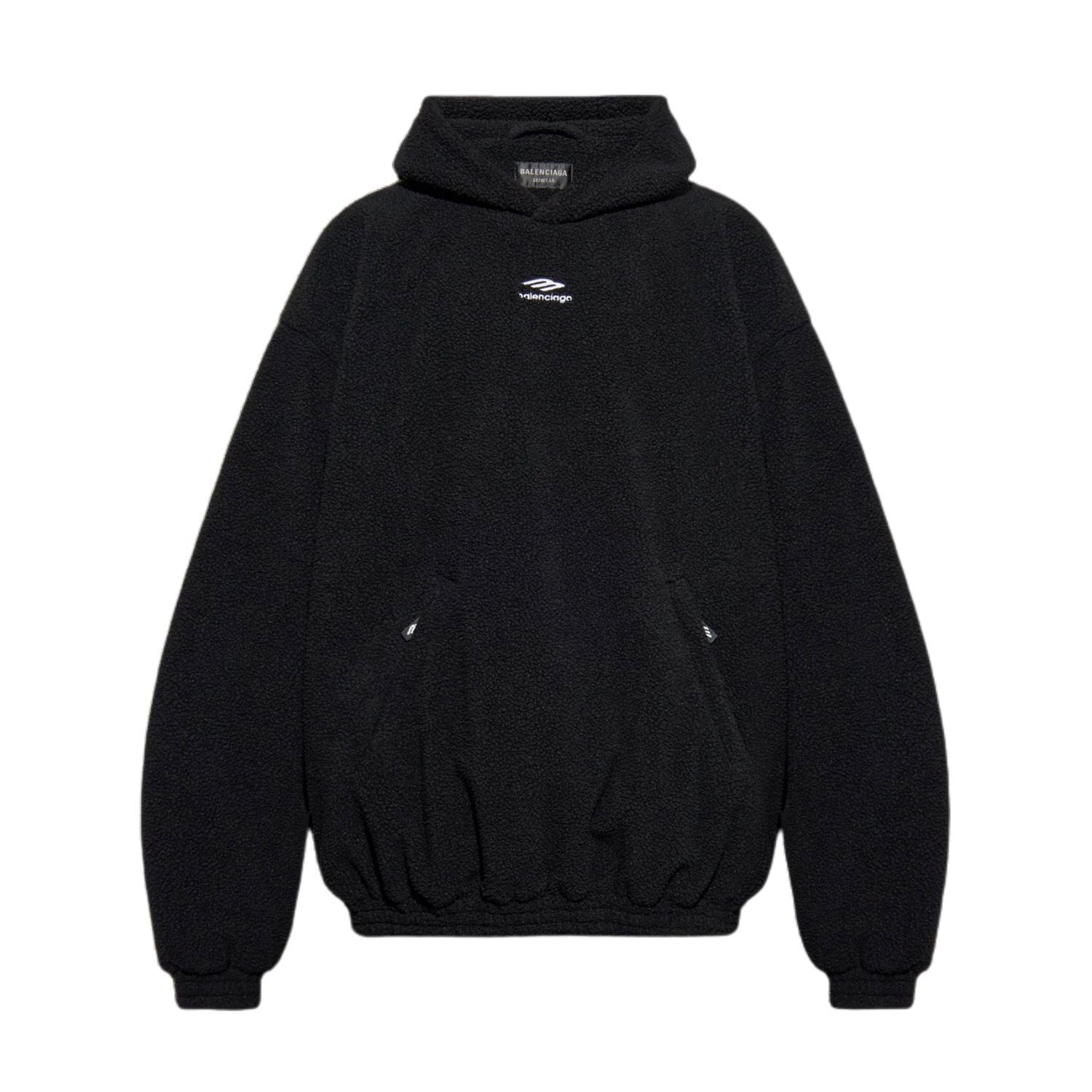 NIGO Balenciaga Men's Autumn and Winter Solid Color Embroidery Letter Print Teddy Woven Fabric Hooded Sweatshirt #nigo74459