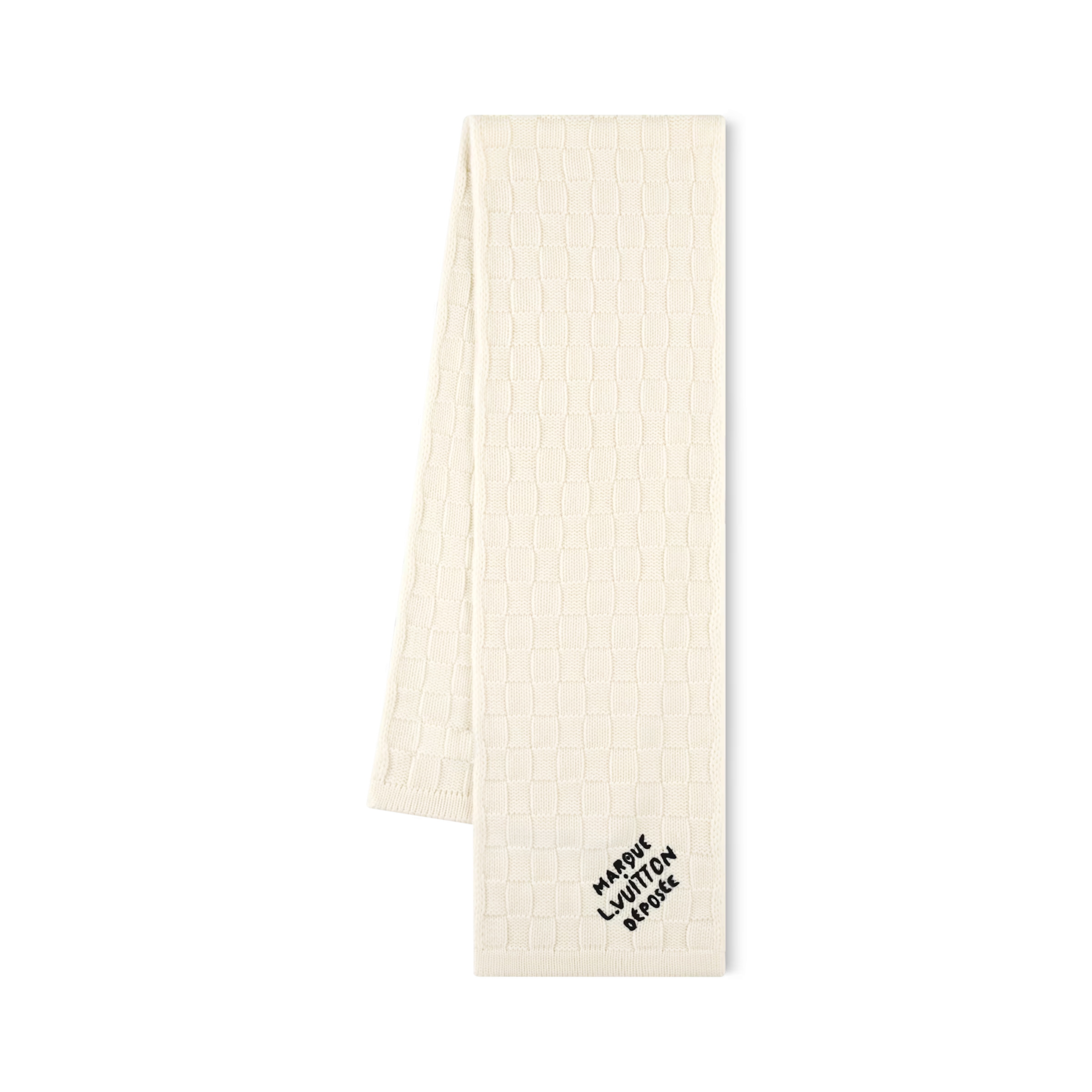 NIGO Louis Vuitton Men's And Women's Fall And Winter Logo Embroidery Wool Flannel Scarf #nigo74448