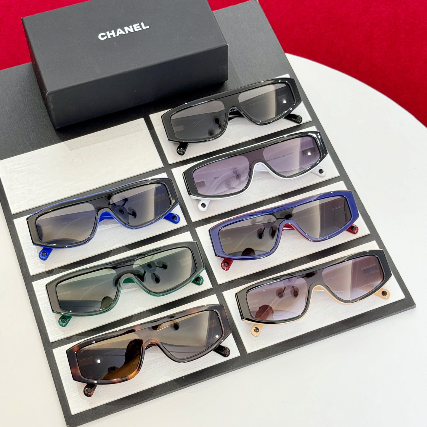 NIGO Chanel Women's Plate Frame Irregular Shape Sunglasses Eyeglasses Glasses #nigo74466