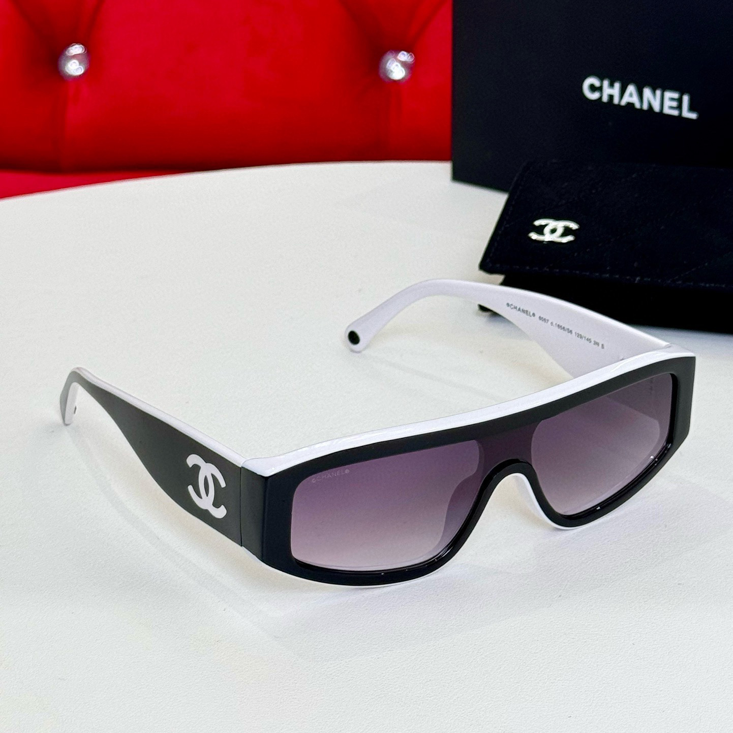 NIGO Chanel Women's Plate Frame Irregular Shape Sunglasses Eyeglasses Glasses #nigo74466