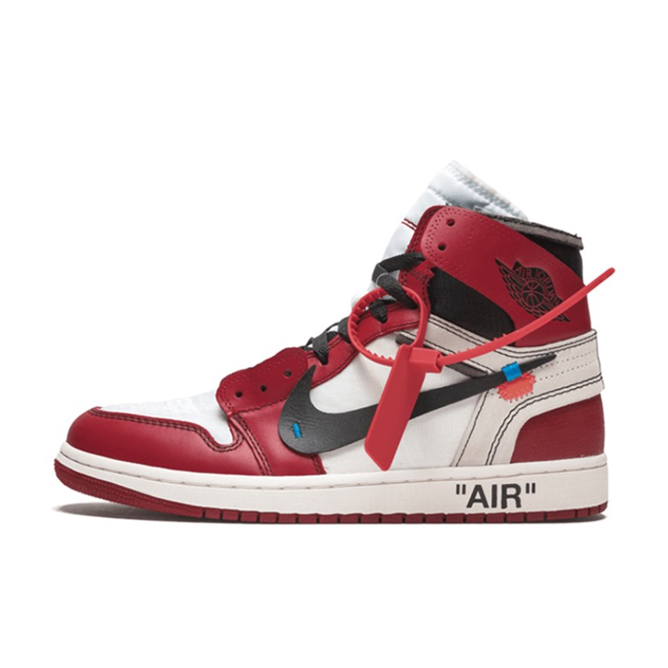 NIGO Jordan Air Jordan 1  X Nike Retro High The Ten Chicago Basketball Shoes Men's High-top Retro Basketball Shoes Blue Black Red Colour Blocking Non-slip Wearable Hundred Sports Shoes Sneaker #nigo71788