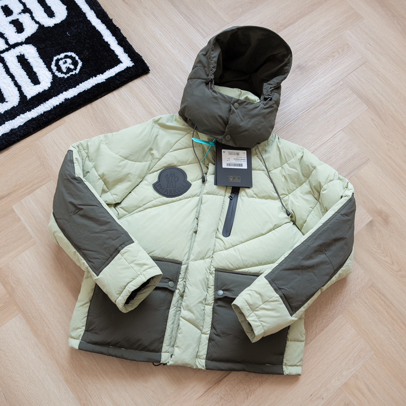 NIGO Moncler X Pharrell Williams Men And Women With The Same Models Of Autumn And Winter Solid Color Removable Hat Waterproof Nylon Stitching Long Sleeved Puffer Down Jacket #nigo74478