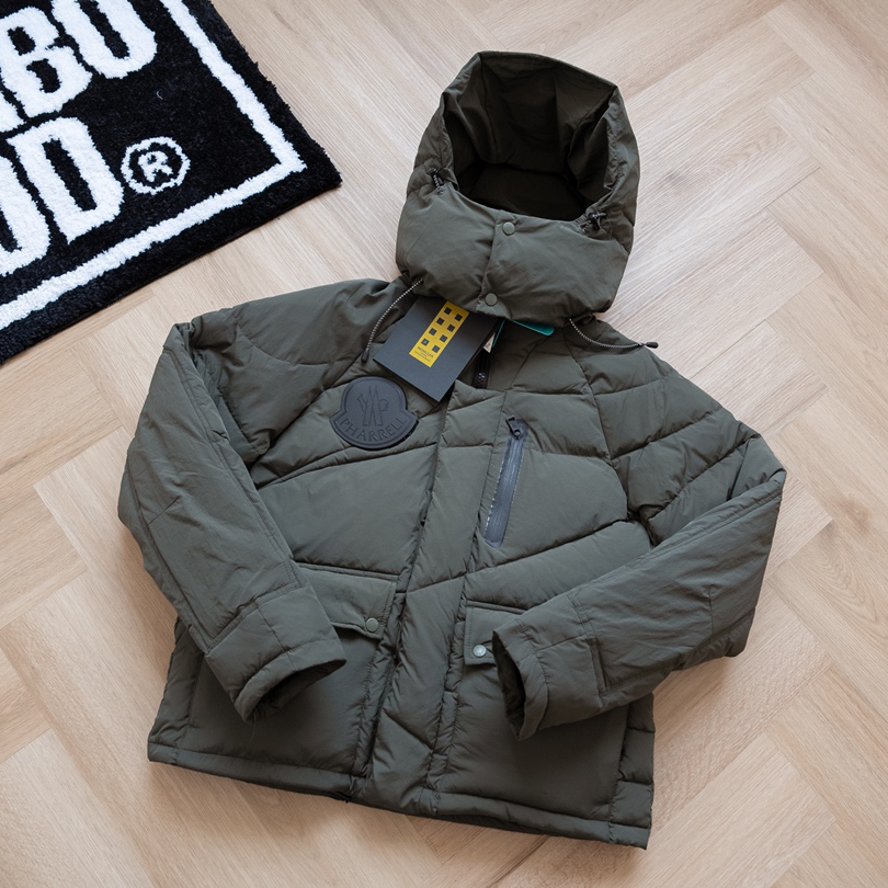 NIGO Moncler X Pharrell Williams Men And Women With The Same Models Of Autumn And Winter Solid Color Removable Hat Waterproof Nylon Stitching Long Sleeved Puffer Down Jacket #nigo74478