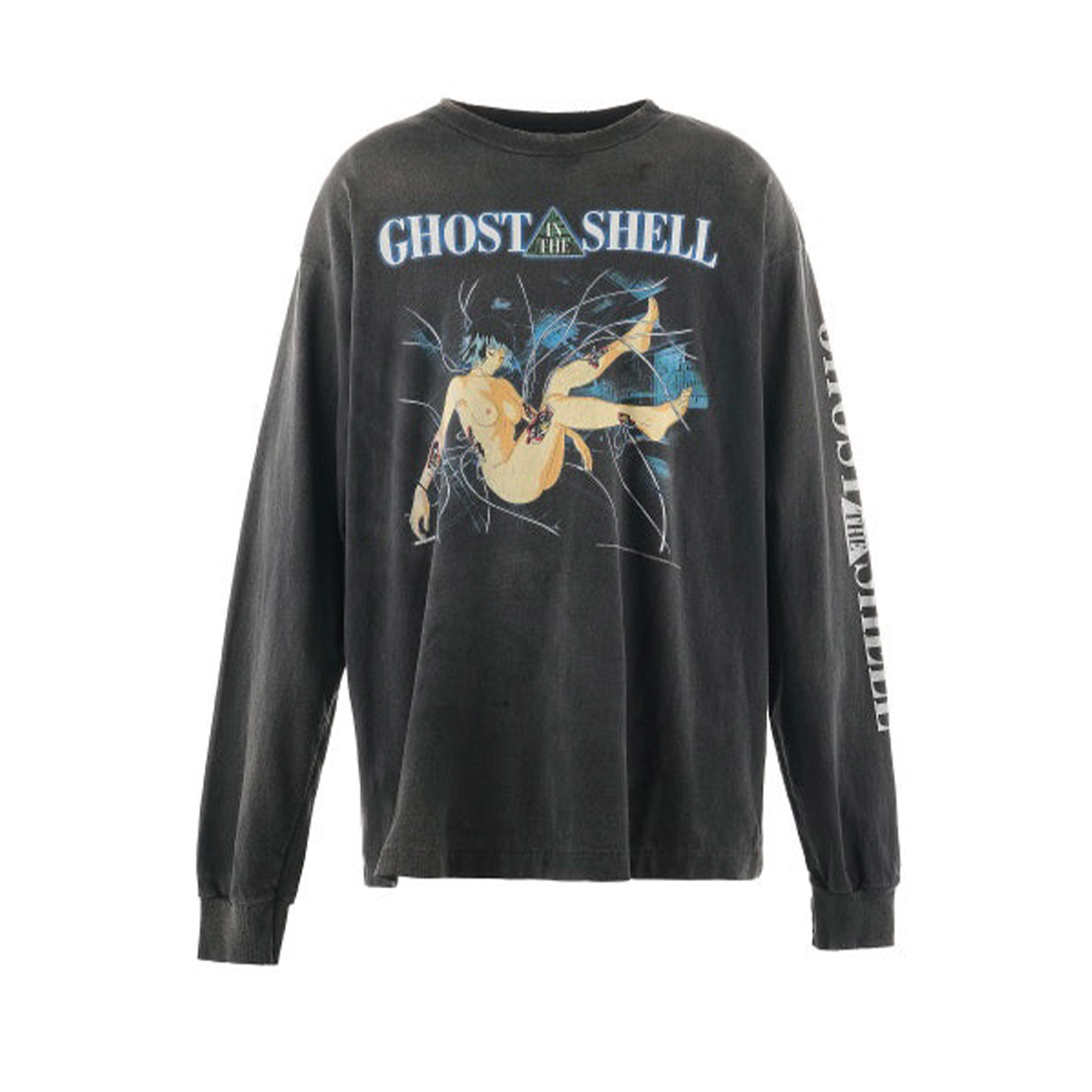 NIGO Saint Michael Attack On Titan Co-branded Motoko Kusanagi Graphic Long Sleeve Men's Women's High Street Fashion Printed T-shirt Sweatshirt Ngvp #nigo9718