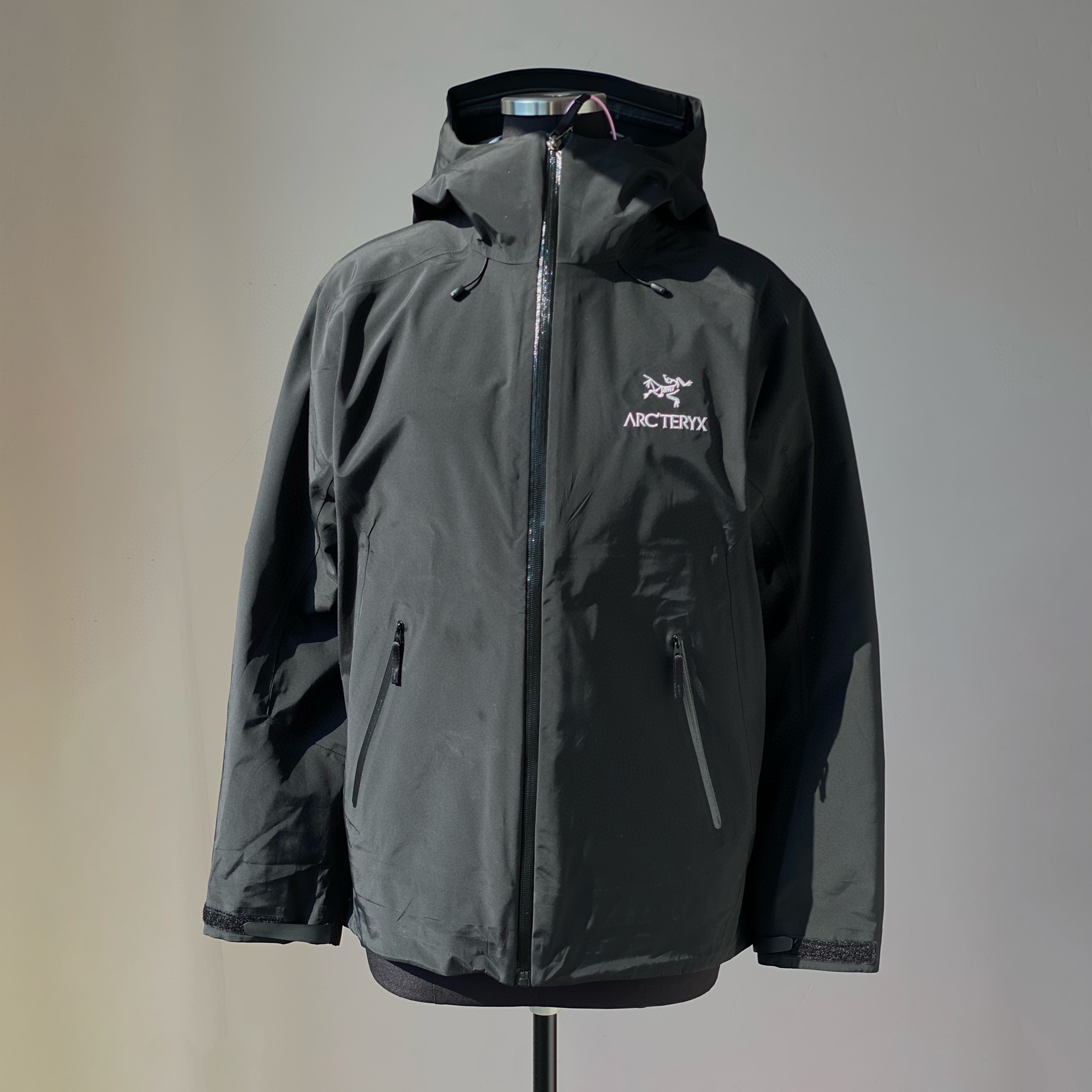 NIGO Arcteryx Fall/Winter Solid Color Zipper Waterproof Windproof Long Sleeve Hooded Detachable Jacket #nigo74527