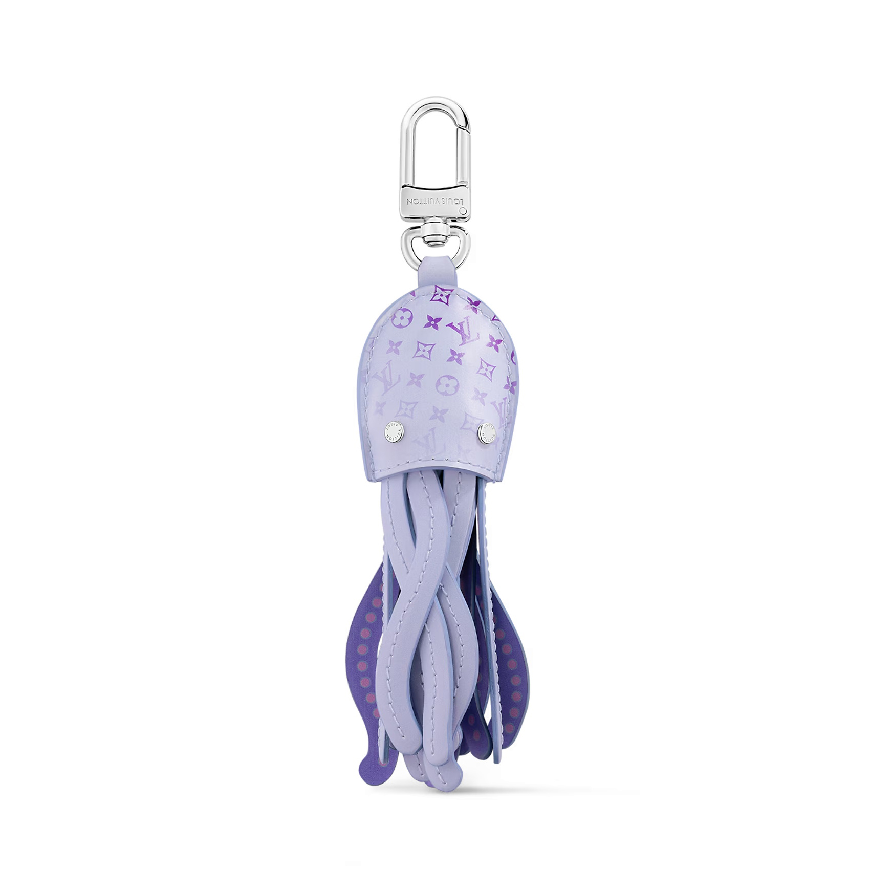 NIGO Louis Vuitton Men's Solid Color Old Flower Pattern Octopus Shaped Leather Bag Pendant Keychain #nigo74518