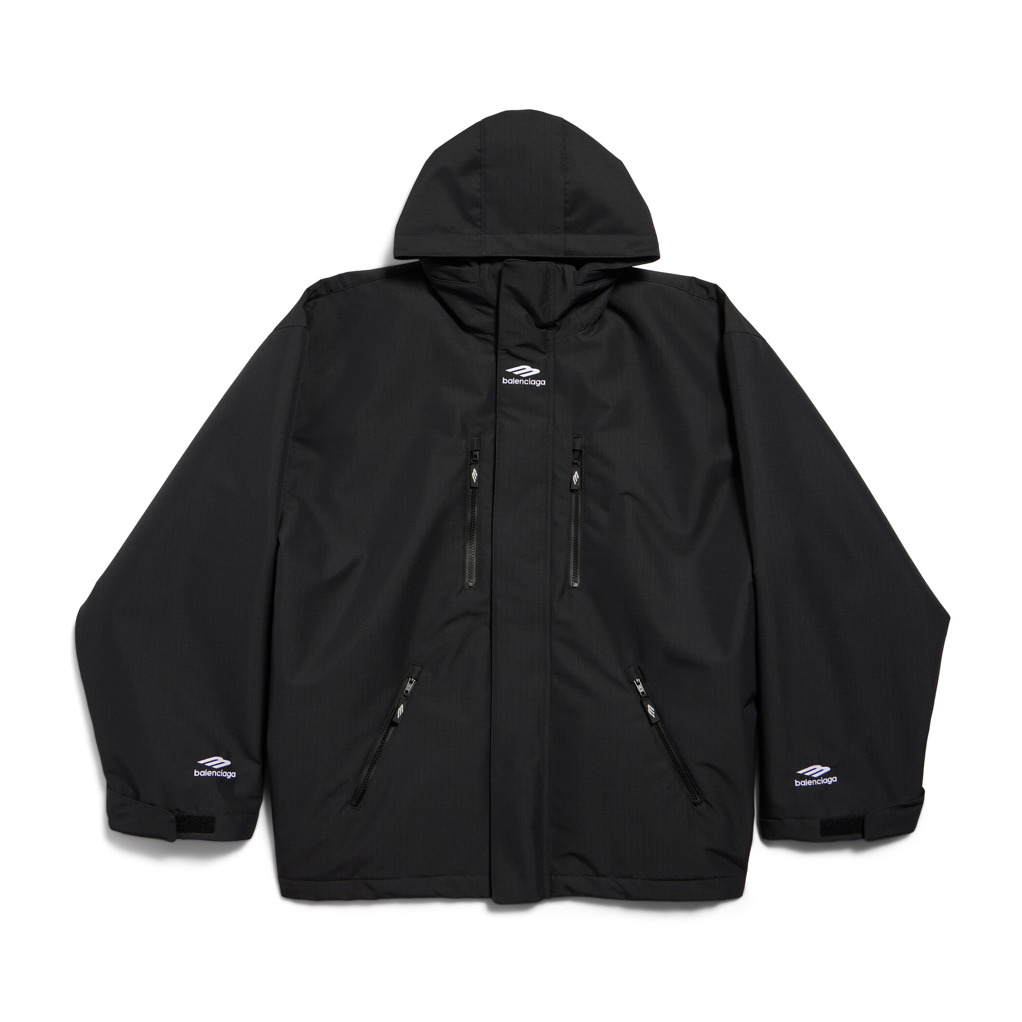 NIGO Balenciaga Men's Spring and Autumn Black Letter Printed Hooded Zipper Long Sleeve Jacket #nigo74521