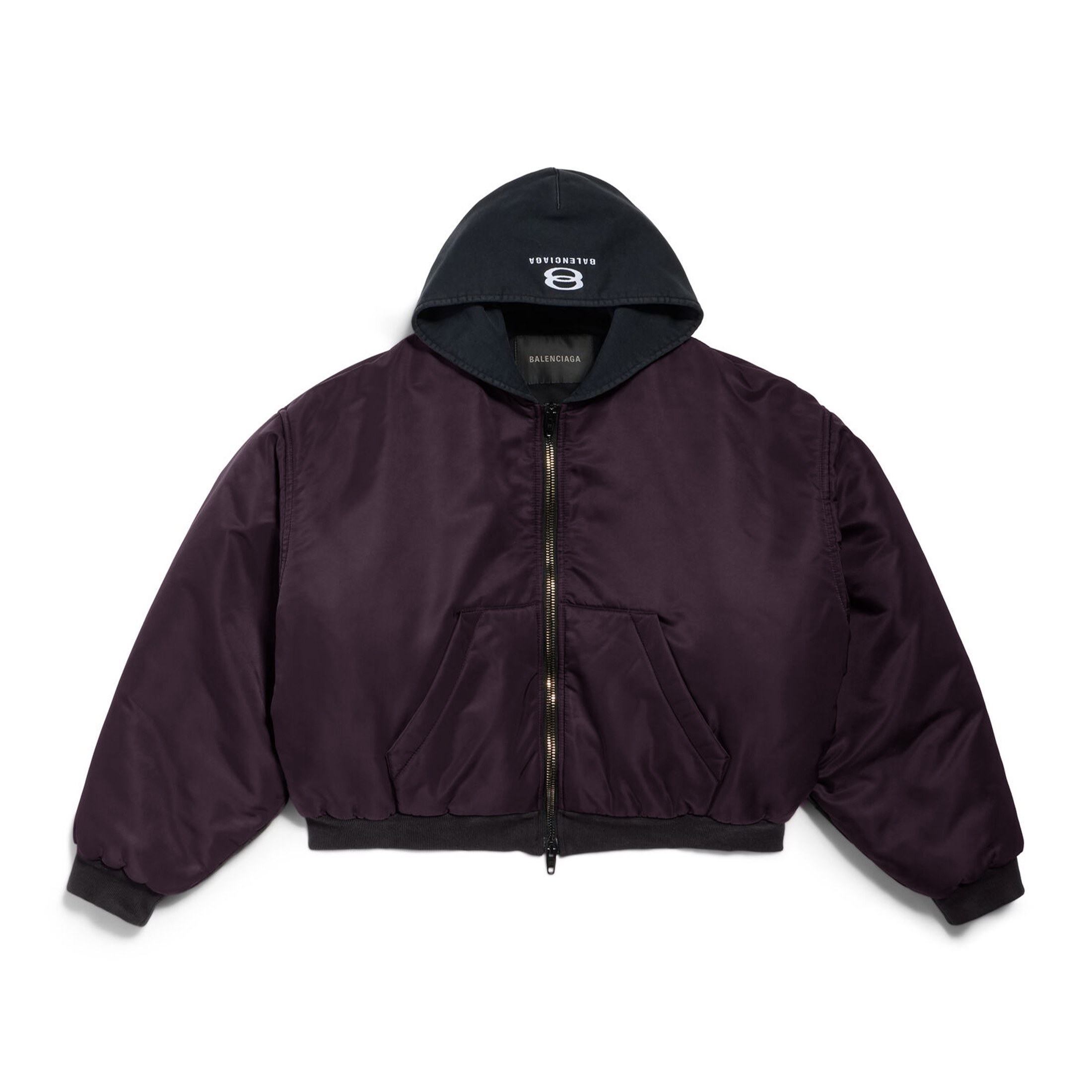 NIGO Balenciaga Men's Women's BOMBER Hooded Aviator Jacket Logo Zipper Short Long Sleeve Jacket #nigo71758