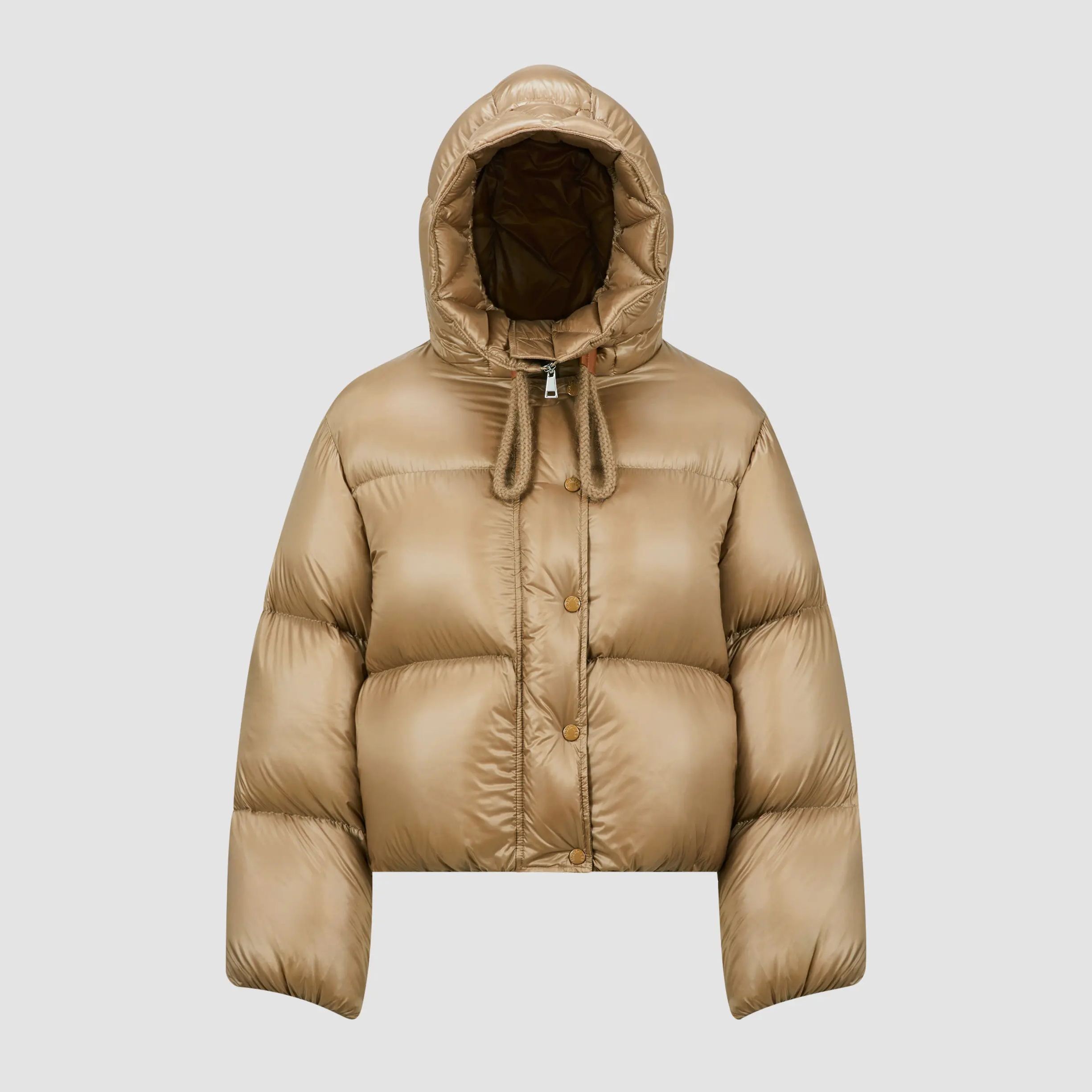 NIGO Moncler Women's Autumn and Winter Solid Color Hooded Cozy Concealed Zipper Long Sleeve Puffer Down Jacket #nigo74546