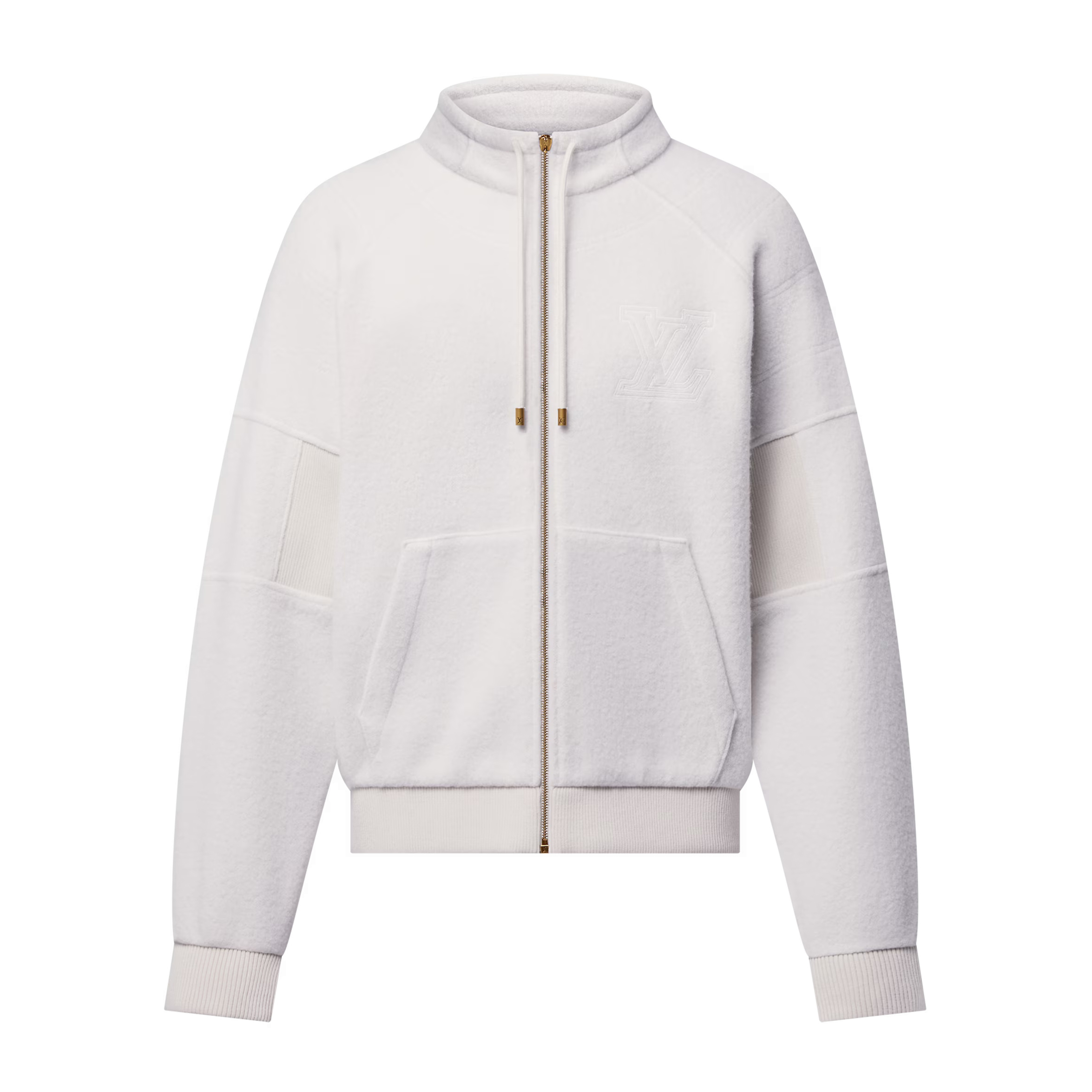 NIGO Louis Vuitton Men's Spring and Autumn Solid Color Wool High Neck Drawstring Zipper Long Sleeve Jacket Elastic Waist Casual Pants Suit Set #nigo74539