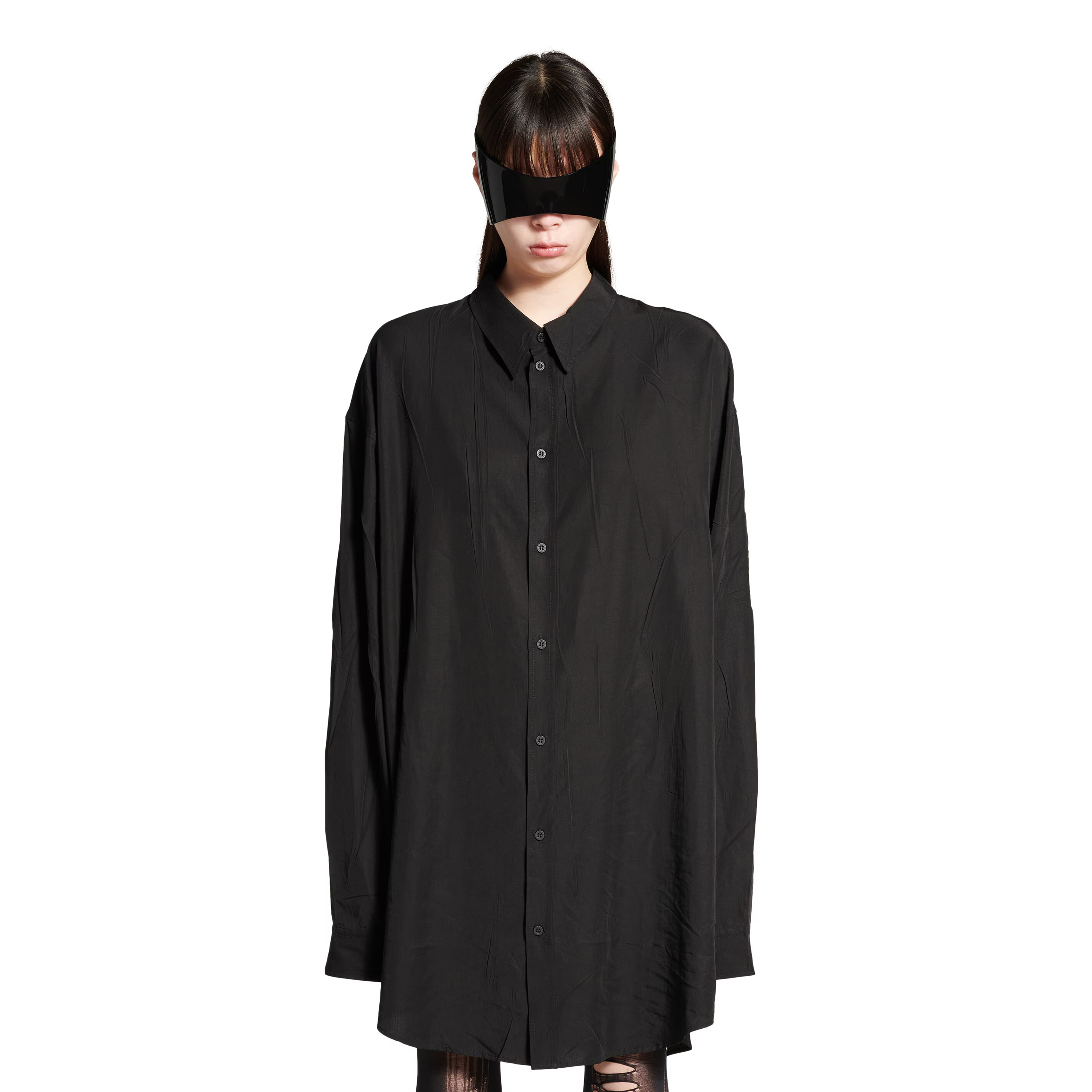 NIGO Balenciaga Men's Women's Spring And Summer Solid Color Lapel Single-Breasted Loose Long-Sleeved Shirt Ngvp #nigo9735