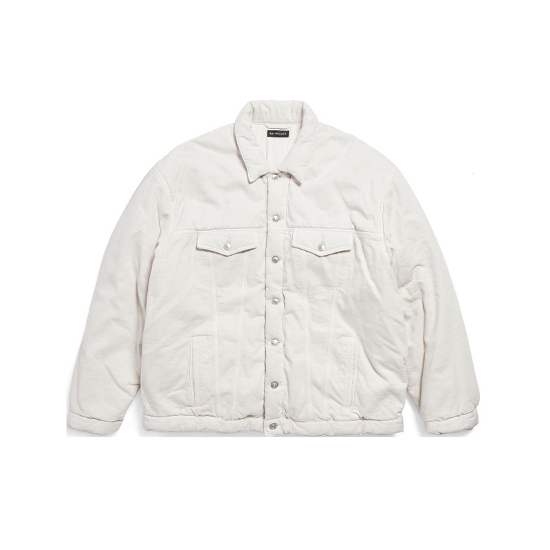 NIGO Balenciaga Men's Women's Autumn And Winter Vintage Loose Cotton Long Sleeve Solid Color Cowboy Cotton Jacket Ngvp #nigo9742