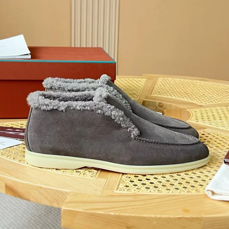 NIGO Loro Piana Men's Spring, Autumn And Winter Casual Solid Color Round Toe Suede Short Boots Shoes Ngvp #nigo9744