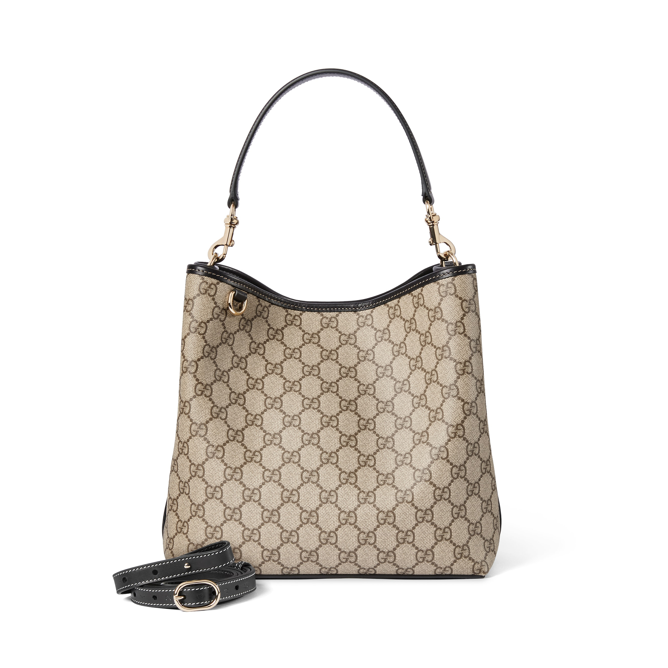 NIGO Gucci Emblem Women's Solid Color Logo Printed Magnetic Clasp Closure Leather Coated Fabric Shoulder Crossbody Handbag Bag Bags #nigo74594