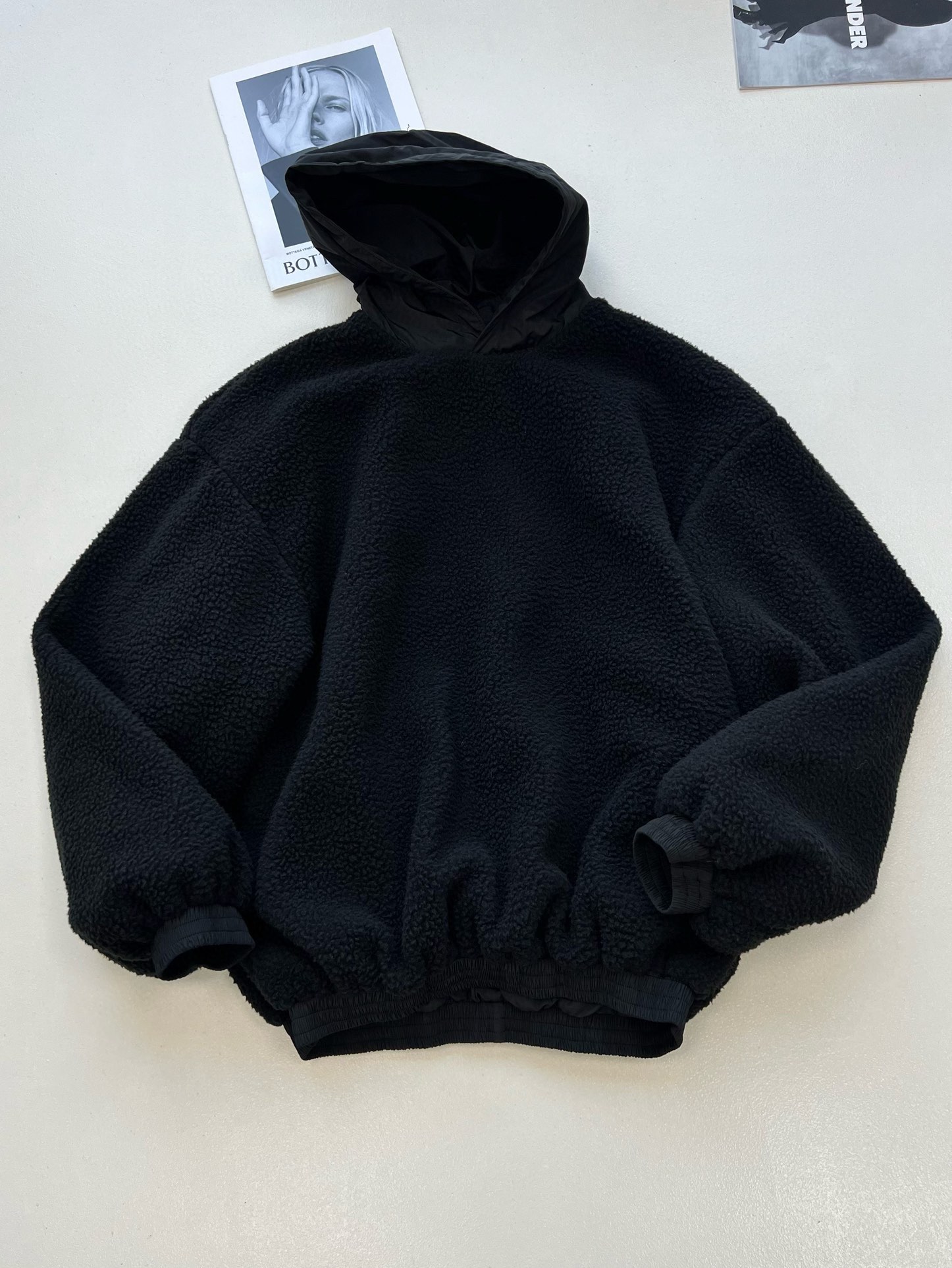 NIGO Balenciaga Men's And Women's Fall And Winter Waterproof Nylon Fabric Shaker Fleece Lining Hooded Sweatshirt #nigo74629