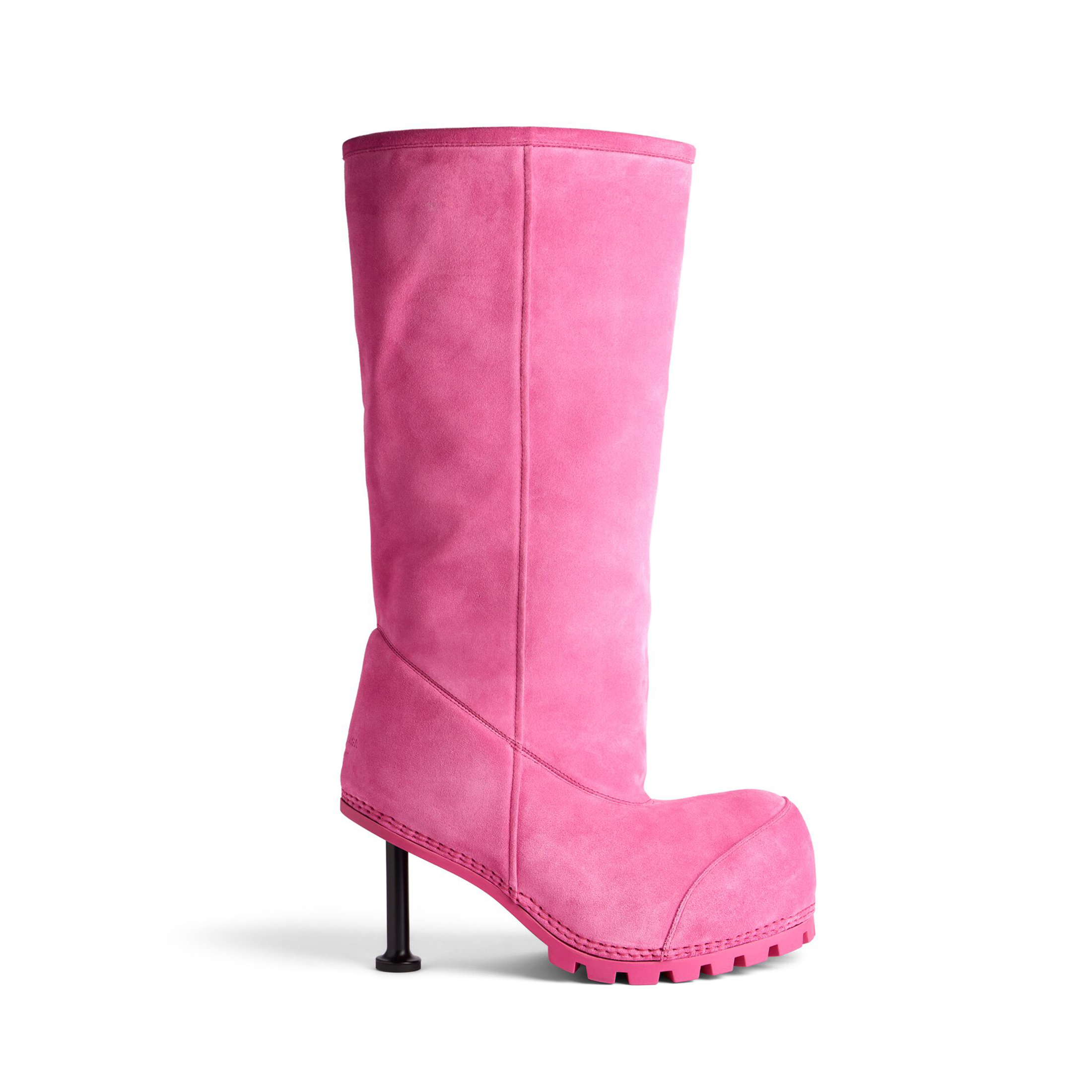 NIGO Balenciaga Women's Autumn And Winter ALASKA FUR 90mm Thigh High Boots Round Toe Solid Color Casual High Heel Snow Boots Shoes Ngvp #nigo9772