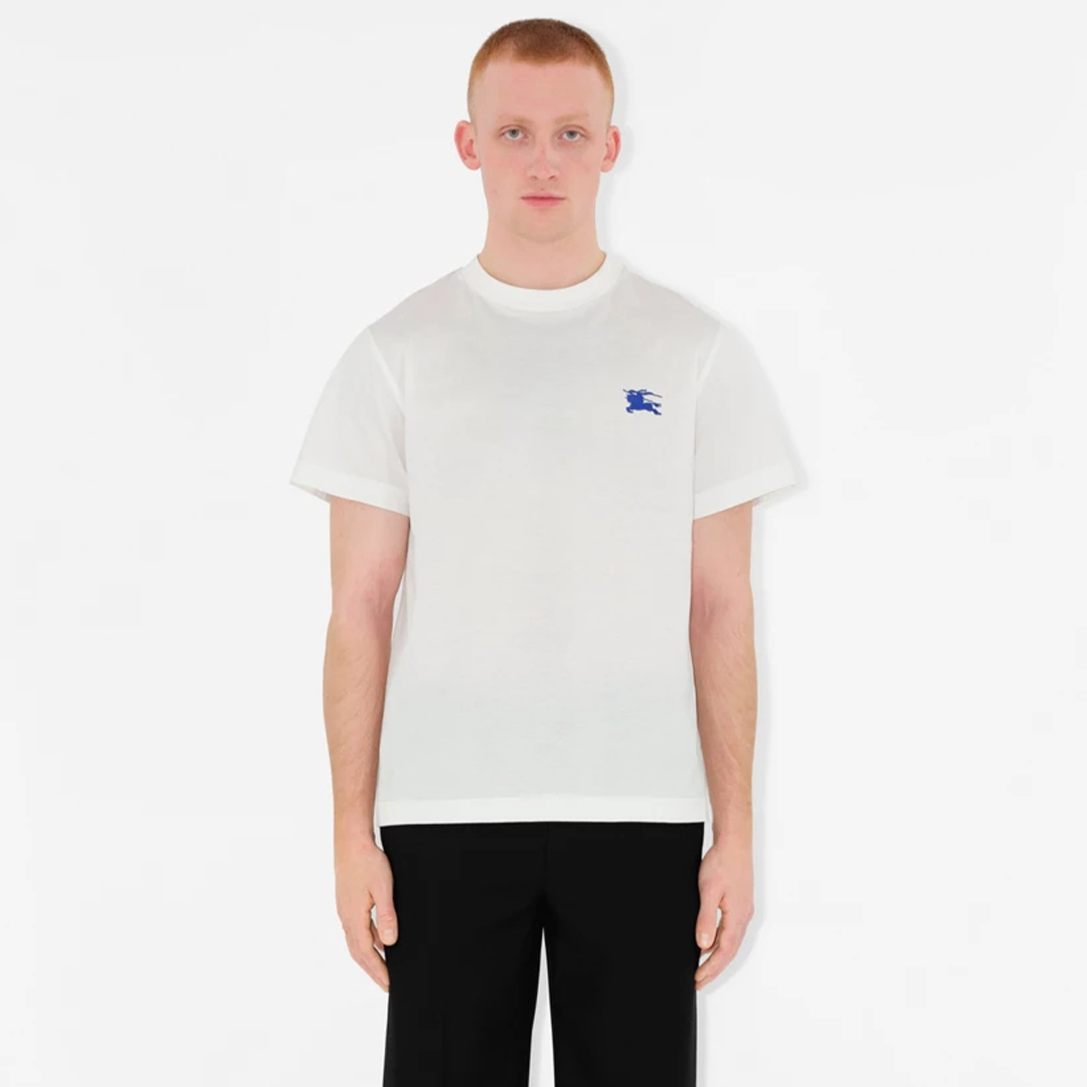 NIGO Burberry Men's Spring And Summer Embroidery Logo Solid Colour Cotton T-shirt Fashion Casual Trend Versatile Tee Round Neck Short-sleeved Shirt #nigo71797