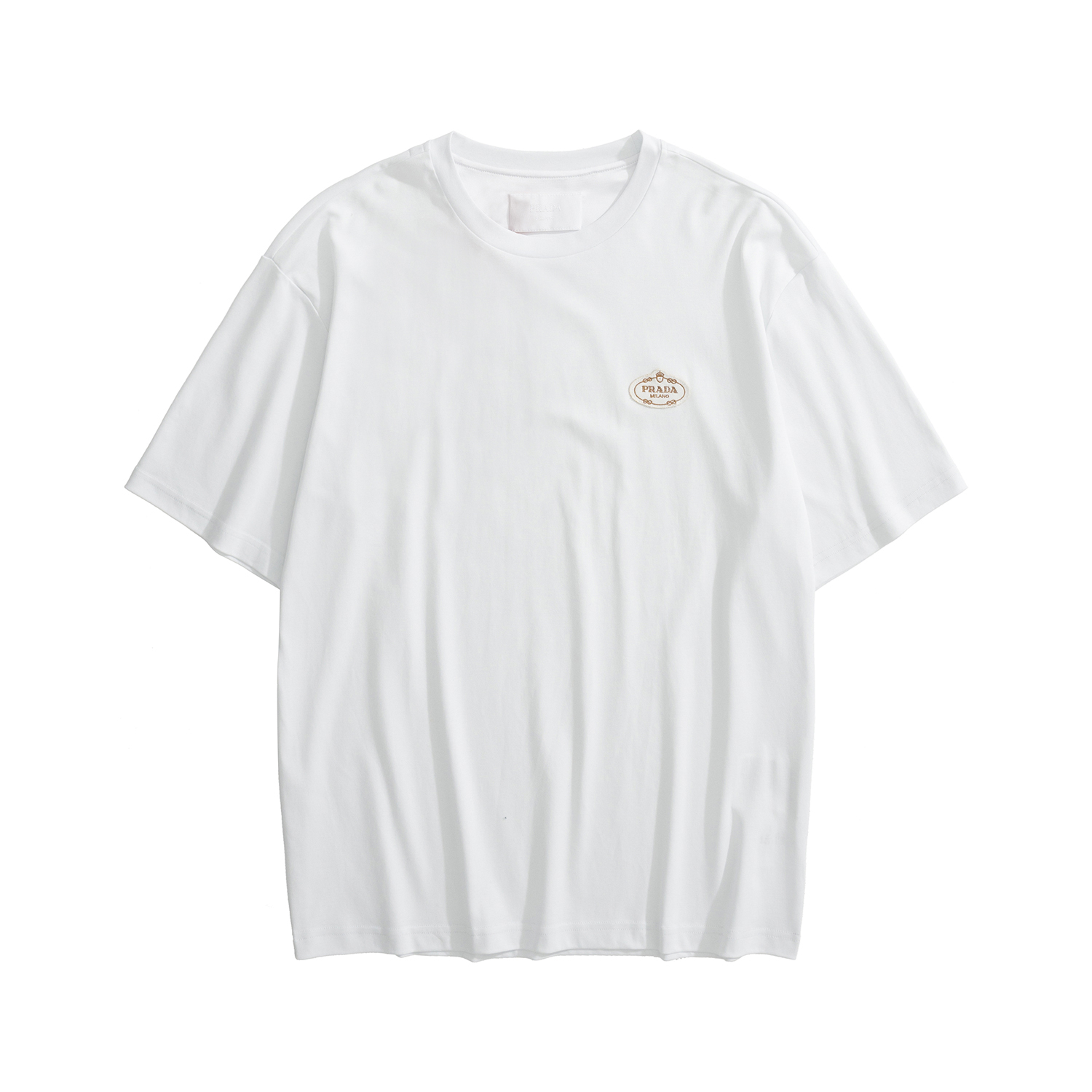 NIGO Prada Men's Summer Solid Color Cotton Round Neck Regular Fit Short Sleeve T-Shirt #nigo74675