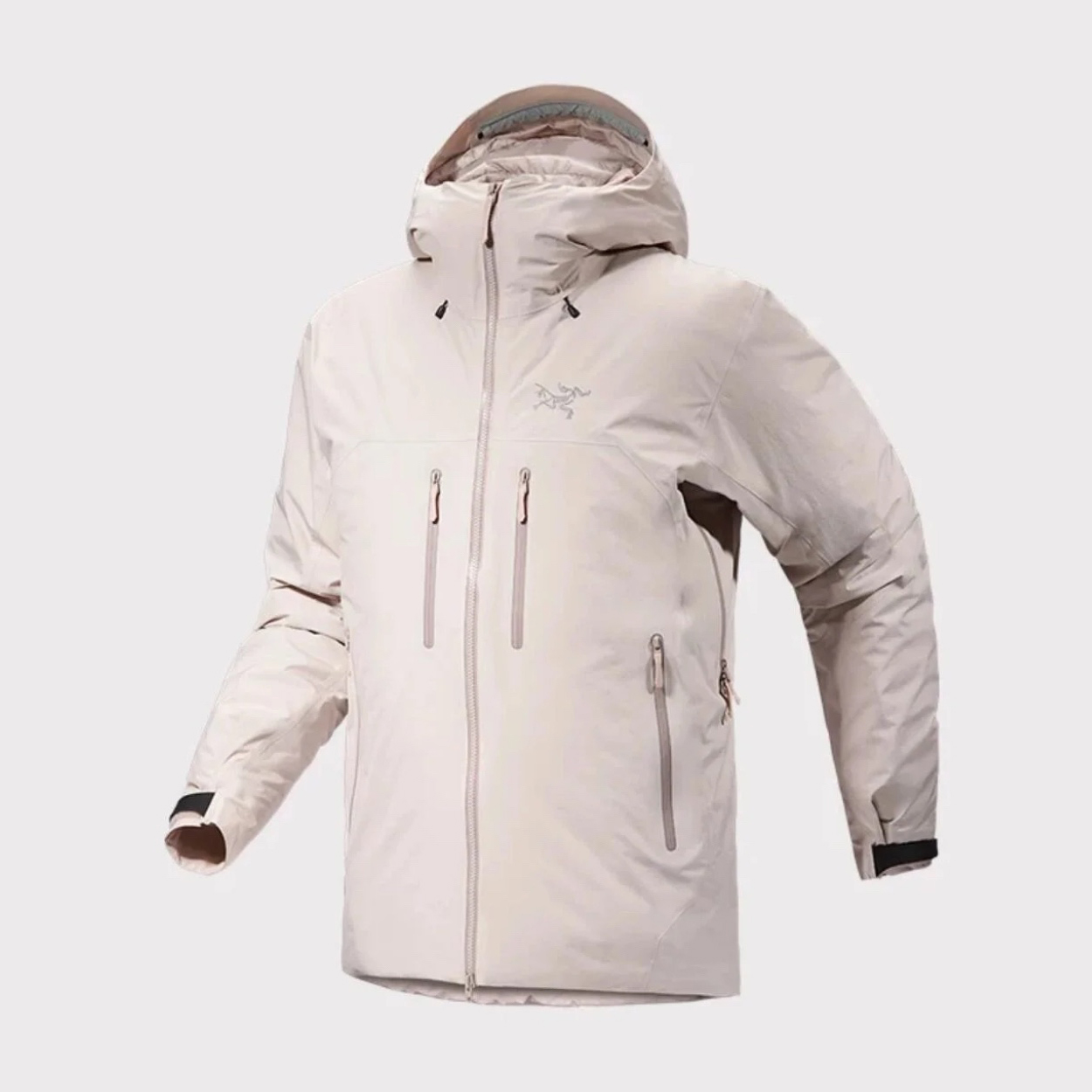 NIGO Arcteryx Autumn And Winter Solid Color Zipper Waterproof Windproof Long-Sleeved Hooded Jacket #nigo74673