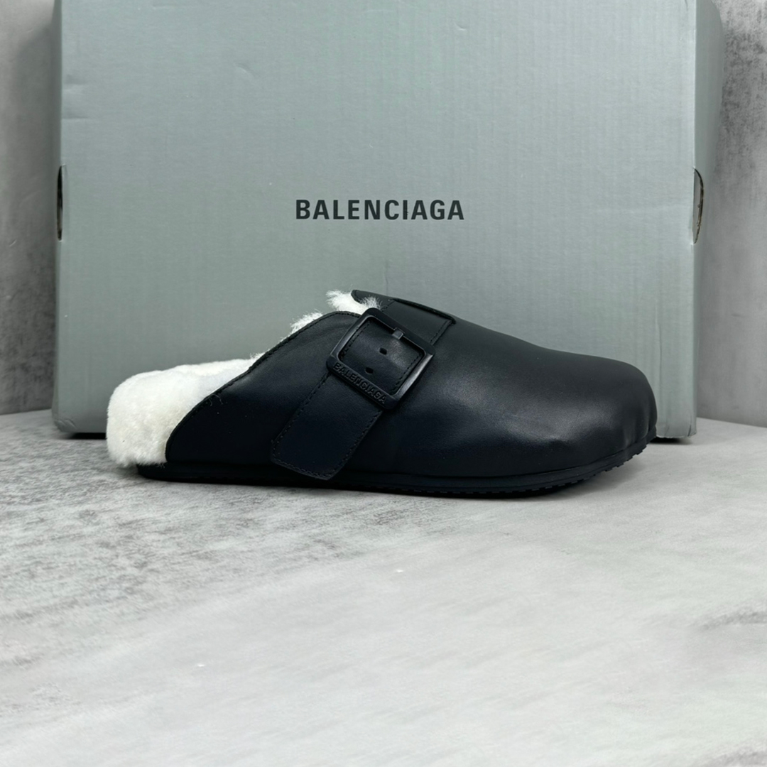 NIGO Balenciaga Men's Women's Solid Color Sunday Mueller Shoes Baotou Leather Slippers Casual Shoes Ngvp #nigo9778