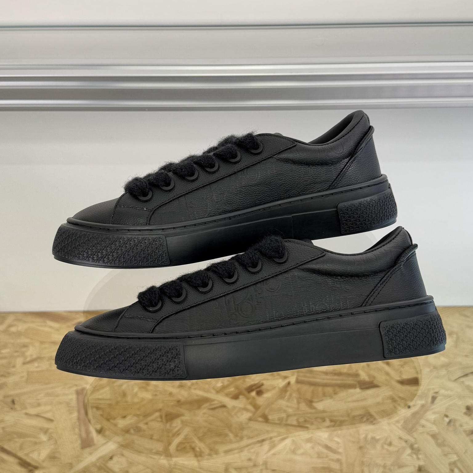 NIGO Dior B33 Men's Low Top Lace Up Leather Casual Printed Thick Bottom Height Increasing Sneakers Shoes #nigo74695