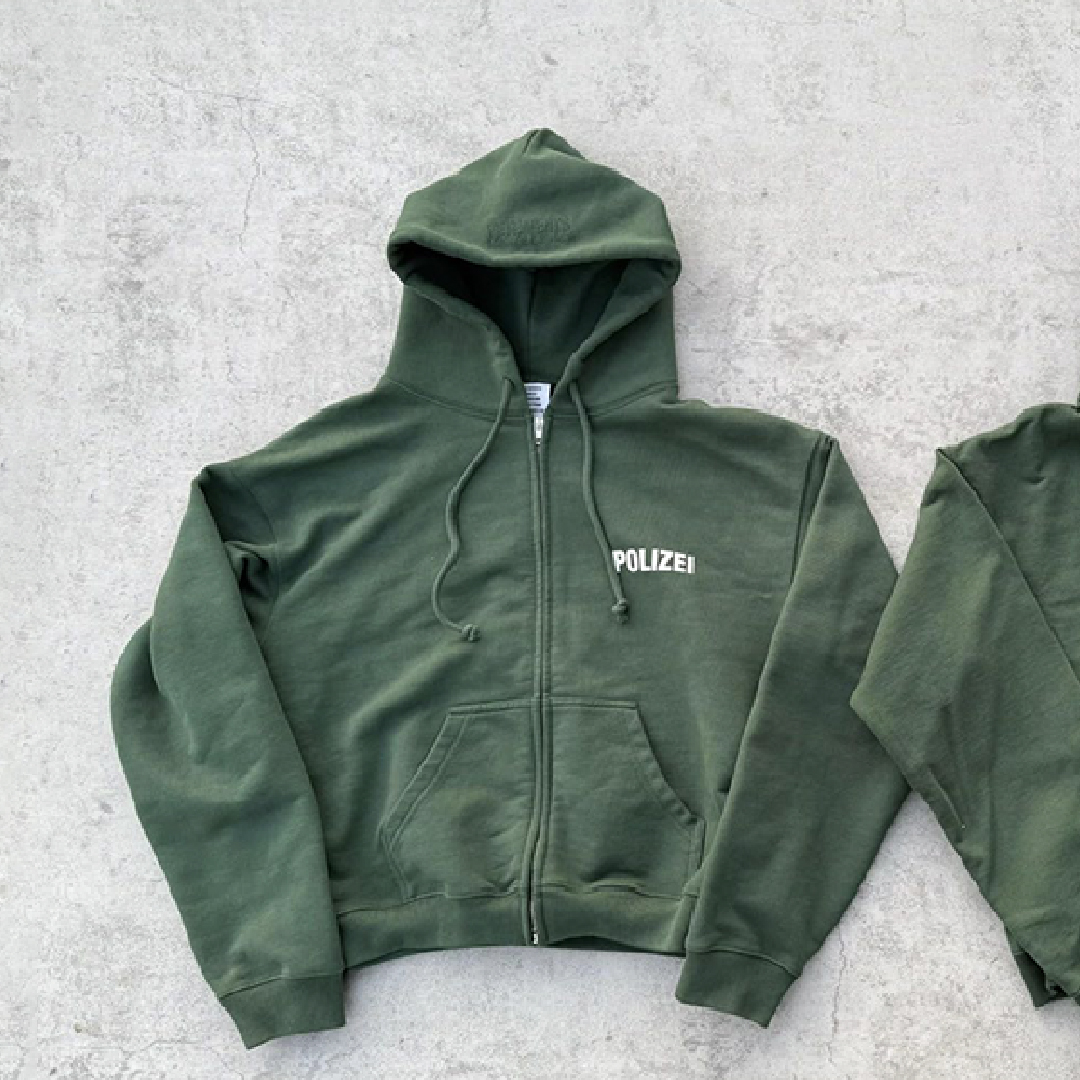 NIGO Vetements Men Women High Street Retro Green Zip Hooded Sweatshirt Fashion Casual Long Sleeve Casual Top Jacket Ngvp #nigo9782