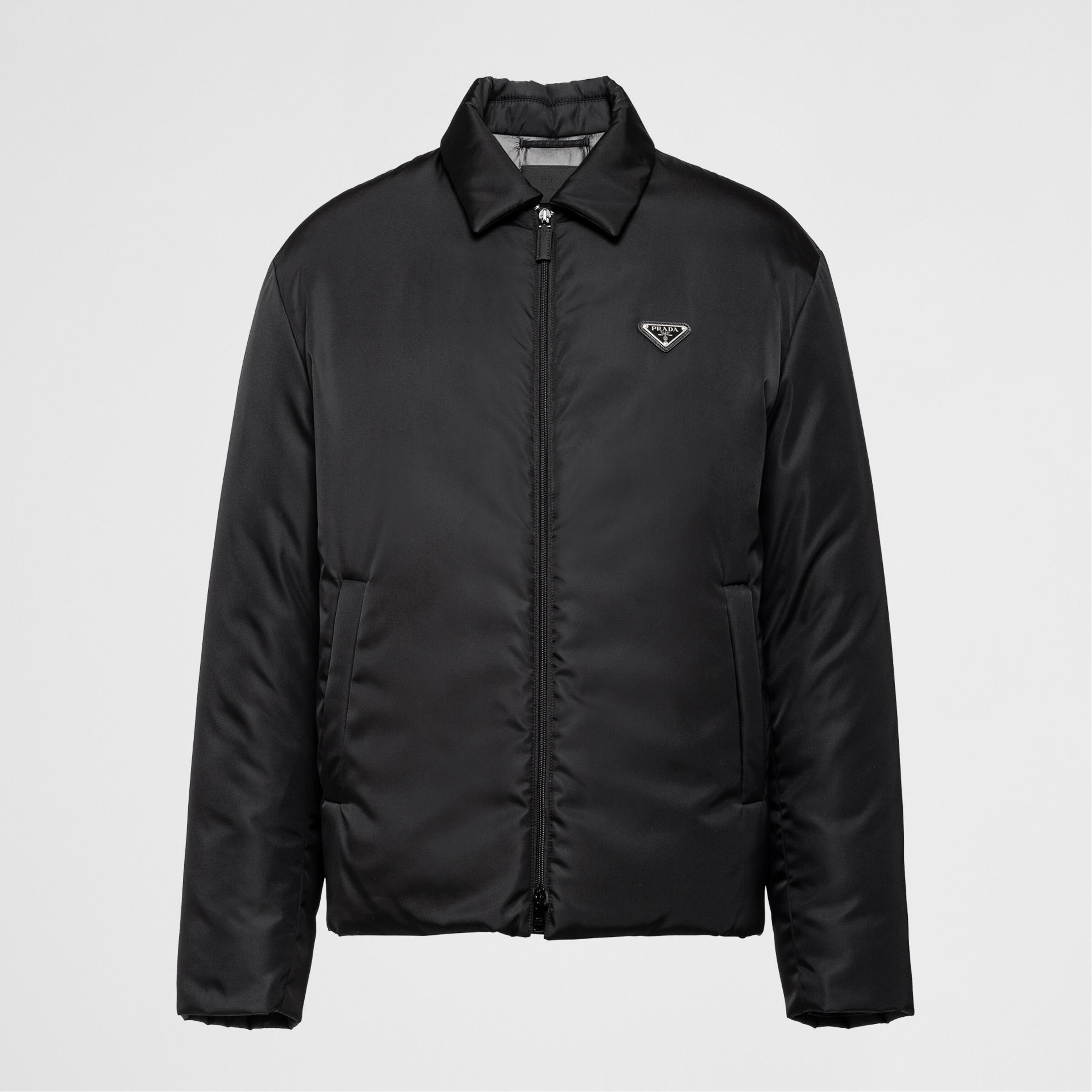 NIGO Prada Men's Fall And Winter Black Nylon Waterproof Zipper Puffer Down Long Sleeve Jacket #nigo74697