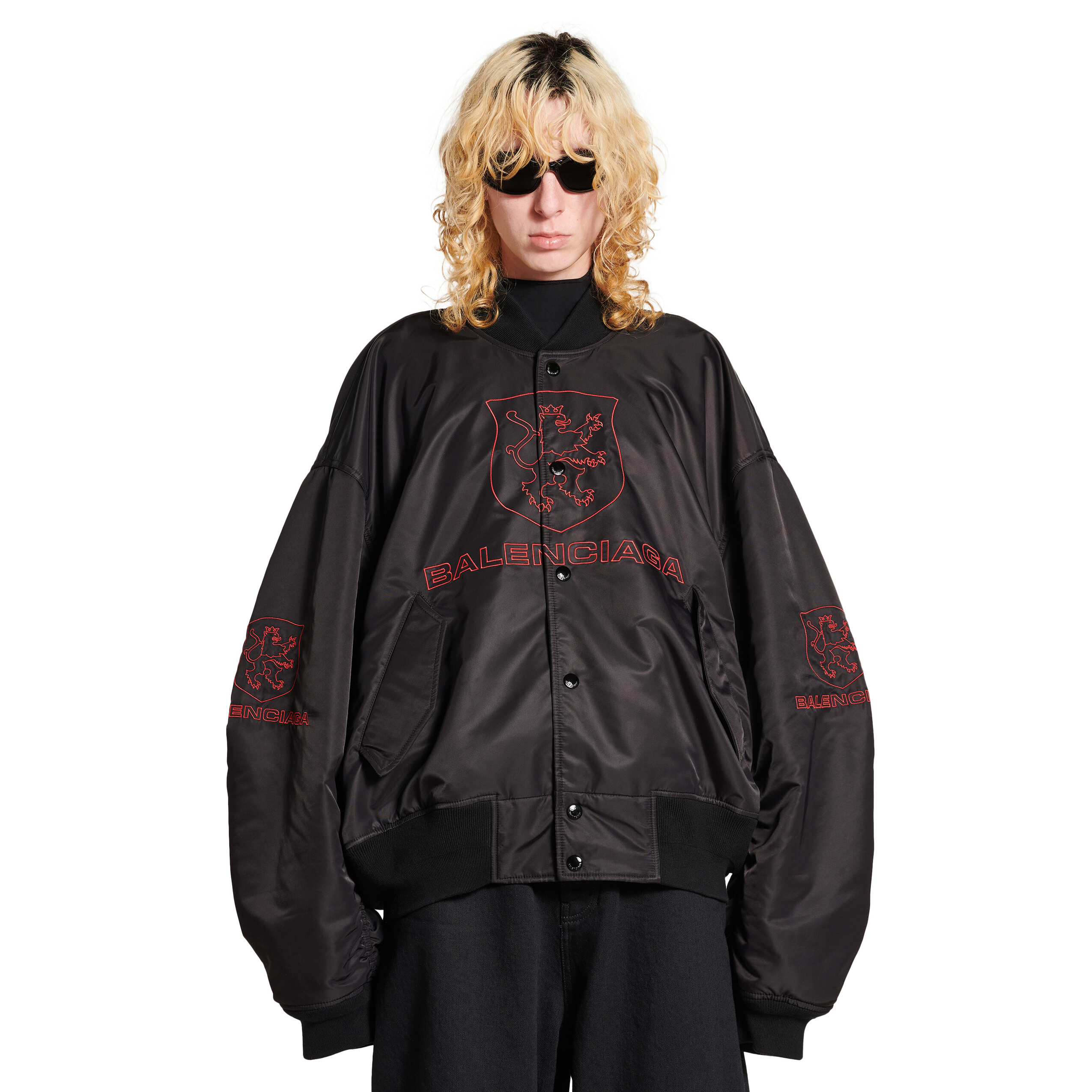 NIGO Balenciaga Men's Spring And Fall Stand Up Collar Monogrammed Printed Single Breasted Long Sleeved Jacket #nigo74727