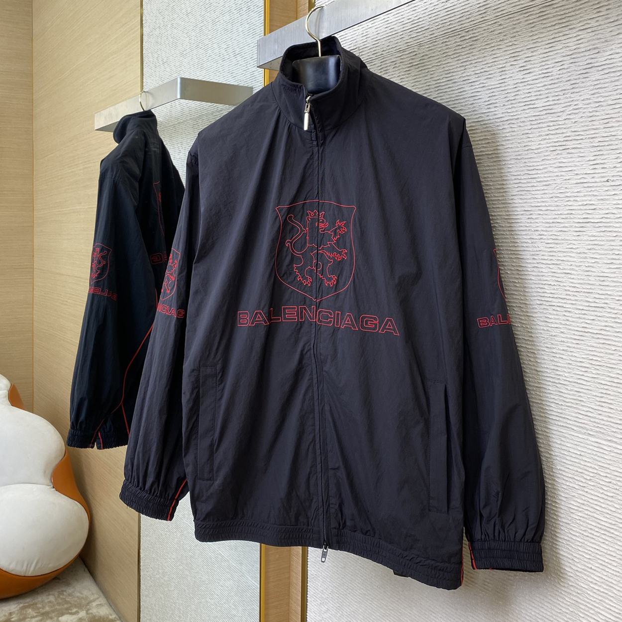 NIGO Balenciaga Men's Spring and Autumn Standing Collar Monogram Printed Zipper Long Sleeve Jacket #nigo74726