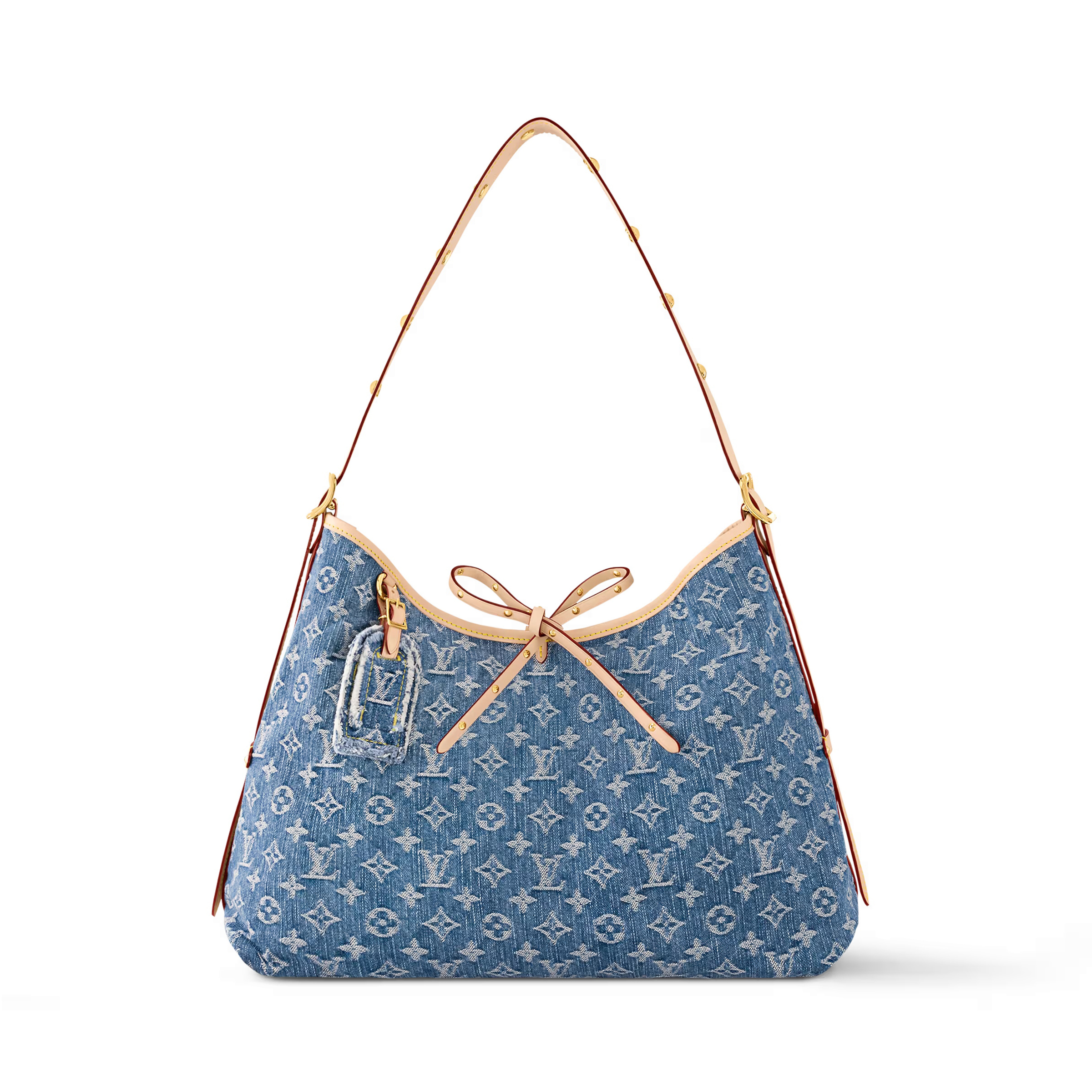 NIGO Carryall Louis Vuitton Women's Blue Adjustable Shoulder Strap Canvas with Leather Letter Logo Tote Shoulder Bag Bags #nigo74717