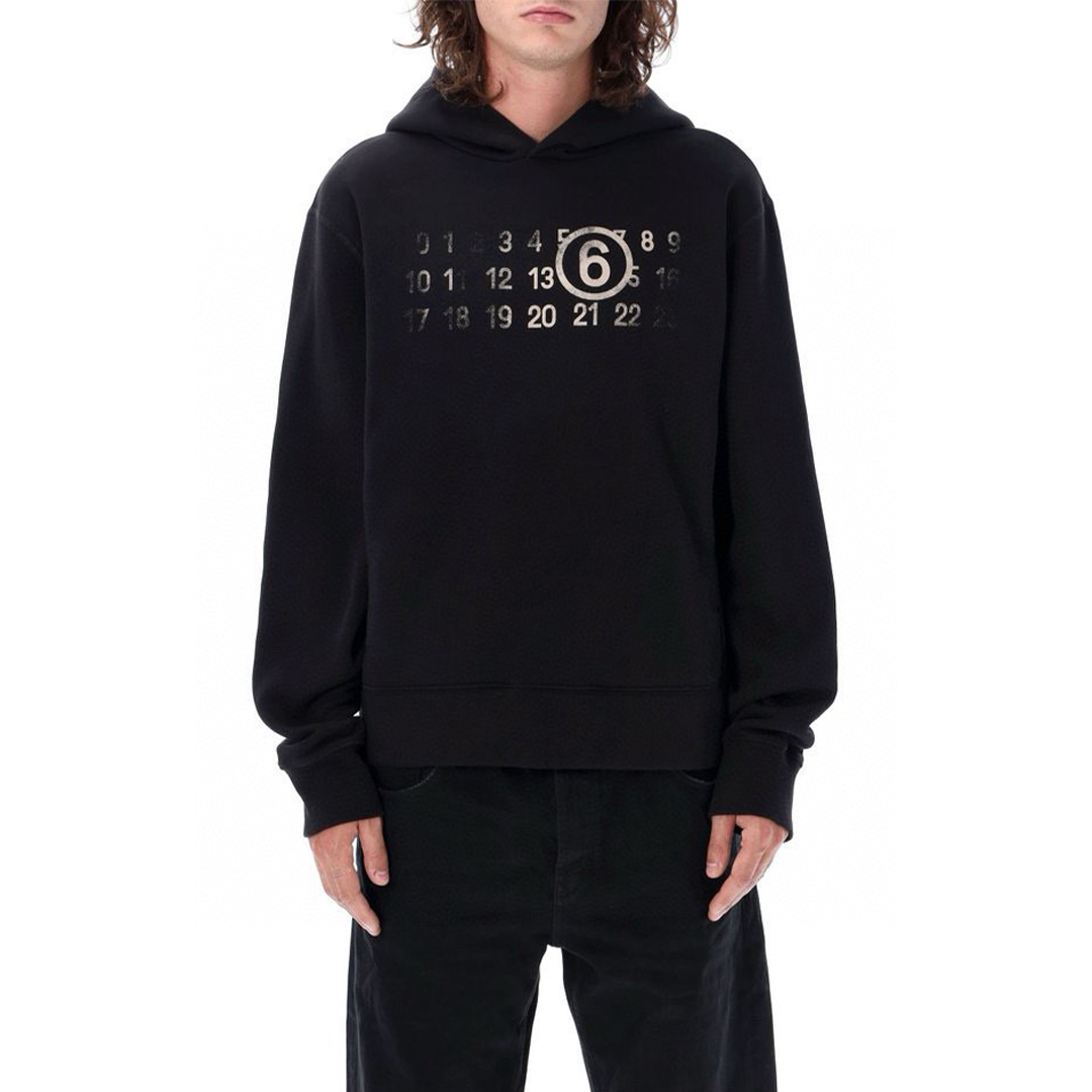 NIGO Maison Margiela Women's Spring And Autumn Digital Gradient Print Solid Color Long Sleeve Straight Fit Hooded Sweatshirt Ngvp #nigo9812