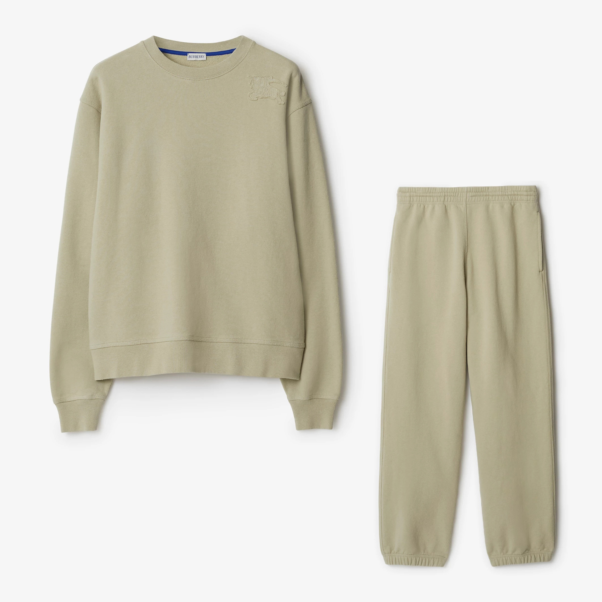 NIGO Burberry Men's Spring And Fall Solid Color Embroidery Pattern Print Round Neck Long Sleeved Sweatshirt Elastic Drawstring Casual Pants Suit Set #nigo74742