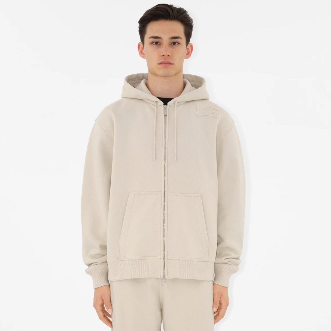 NIGO Burberry Men's Spring and Autumn Embroidery Pattern Printed Cotton Hooded Zipper Long Sleeve Jacket #nigo74741