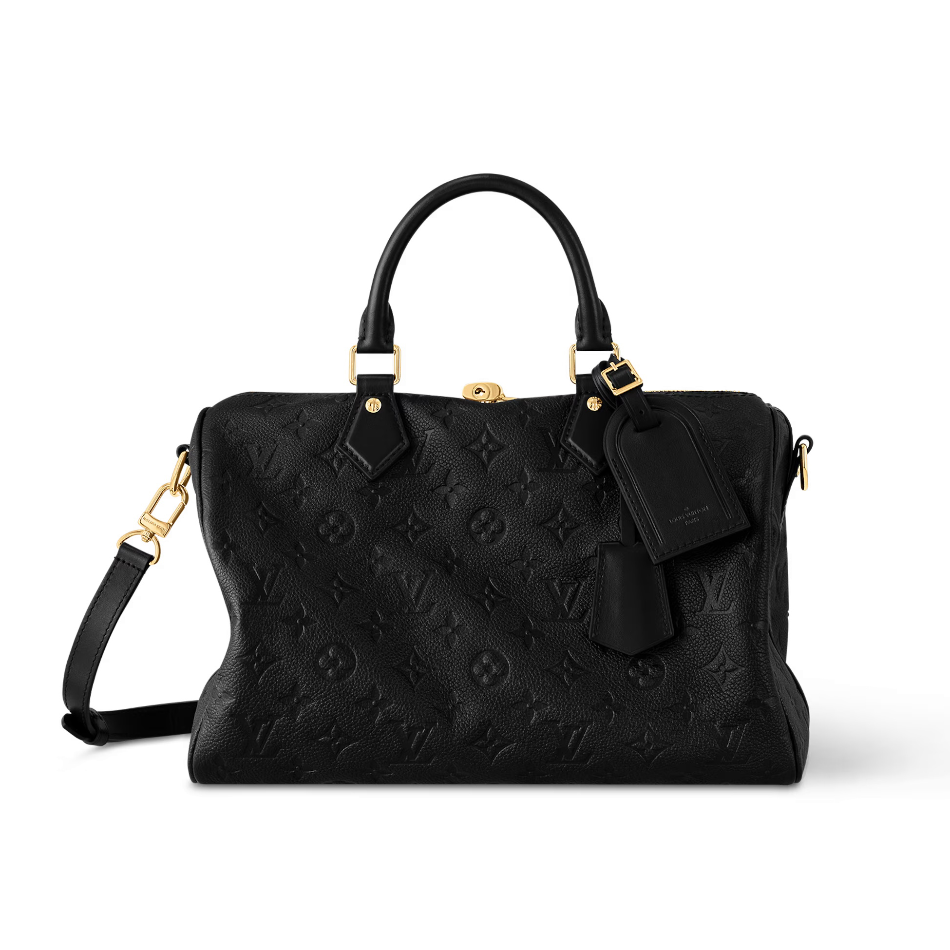 NIGO Louis Vuitton SPEEDY SOFT 30 Women Solid Color Detachable Adjustable Shoulder Strap Zipper Closure Cow Leather Single Shoulder Crossbody Tote Travel Bag Bags #nigo74751