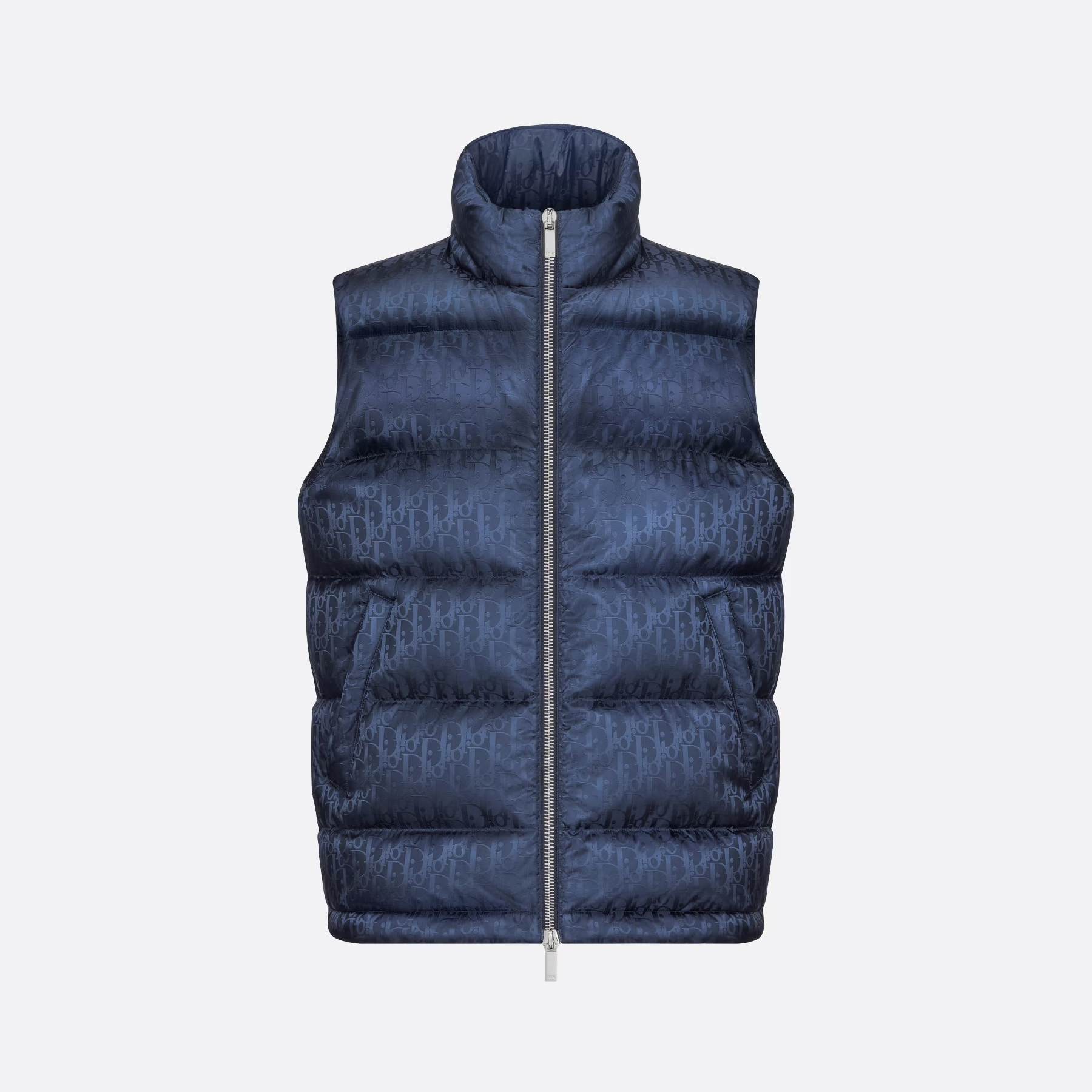 NIGO Dior Oblique Sleeveless Down Jacket Zip Puffer Vest Men's Autumn And Winter Fashion Trend Sleeveless Warm Jacket #nigo96497