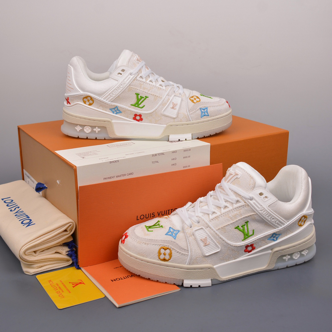 NIGO Louis Vuitton LV Trainer Men Women Solid Color LV SKATE Sneakers Casual Round Toe Retro Low Top Board Shoes #nigo74787