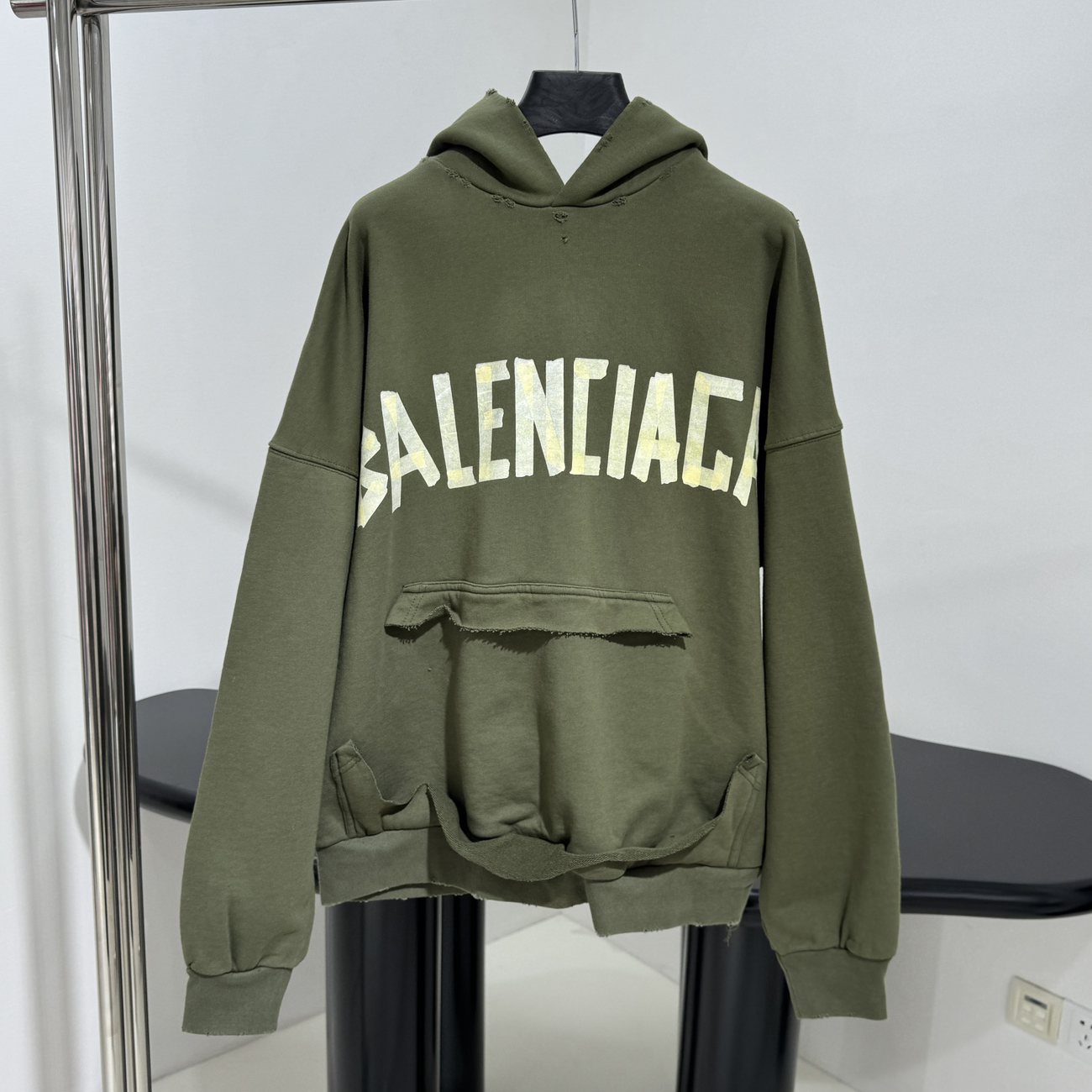 NIGO Balenciaga Men's Spring Autumn Logo Letter Print Cotton Loose Fit Hooded Sweatshirt Hoodie #nigo74792