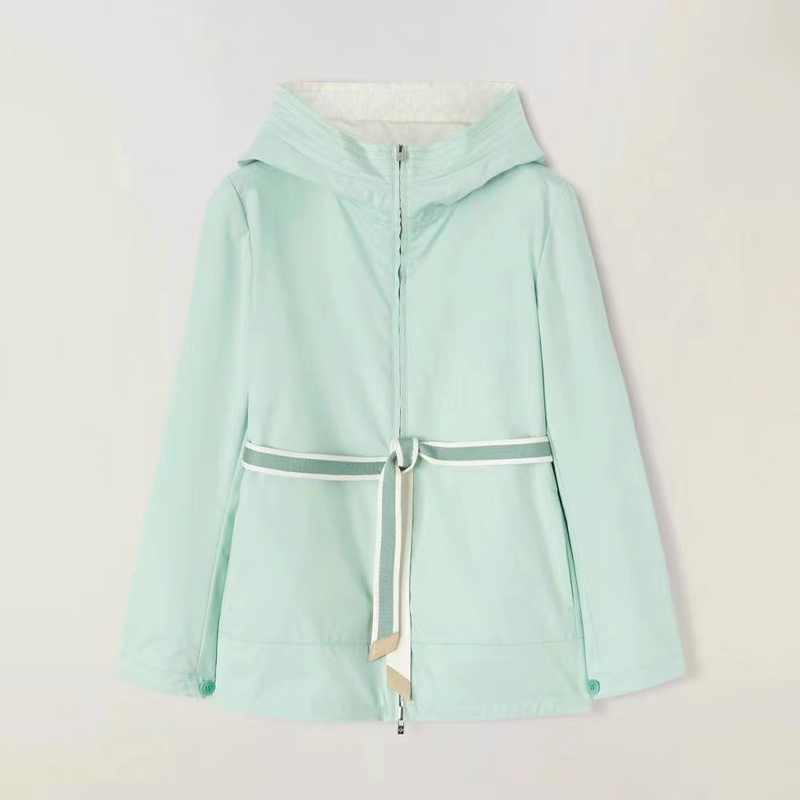 NIGO Loro Piana Women's Spring, Autumn And Winter Cotton Solid Color Reversible Zipper Casual Long Sleeve Hooded Windbreaker Jacket Ngvp #nigo9818