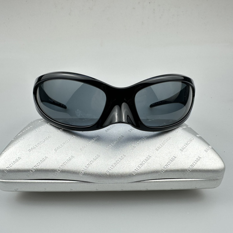 NIGO Balenciaga Men's And Women's Solid Color Temples Engraved Letters Printed Round Sunglasses Eyeglasses Glasses #nigo74876