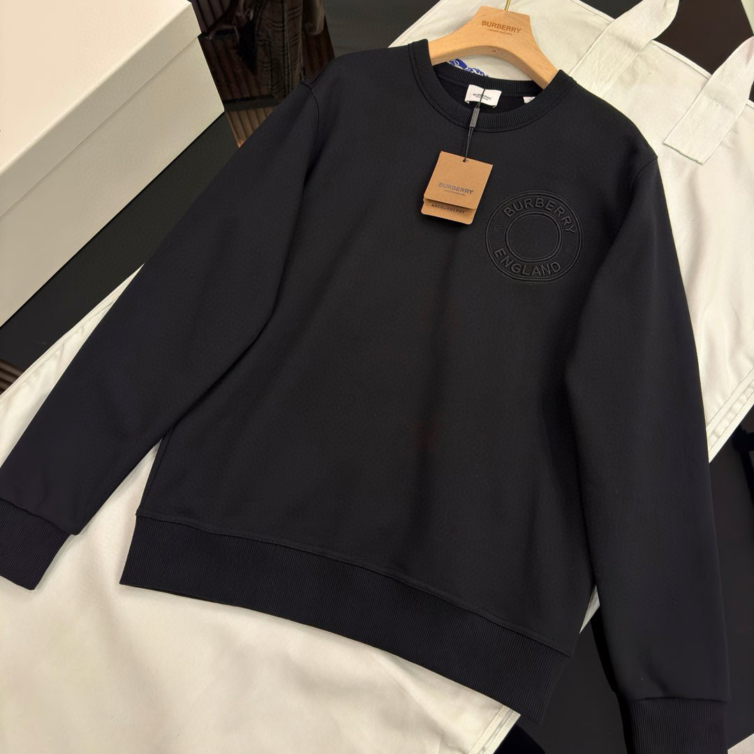 NIGO Burberry Men's Spring and Autumn Solid Color Letter Embroidery Casual Hooded Long Sleeve Sweatshirt Round Neck Pullover Sweatshirt Casual Lace-Up Pants Three Piece Set #nigo74873