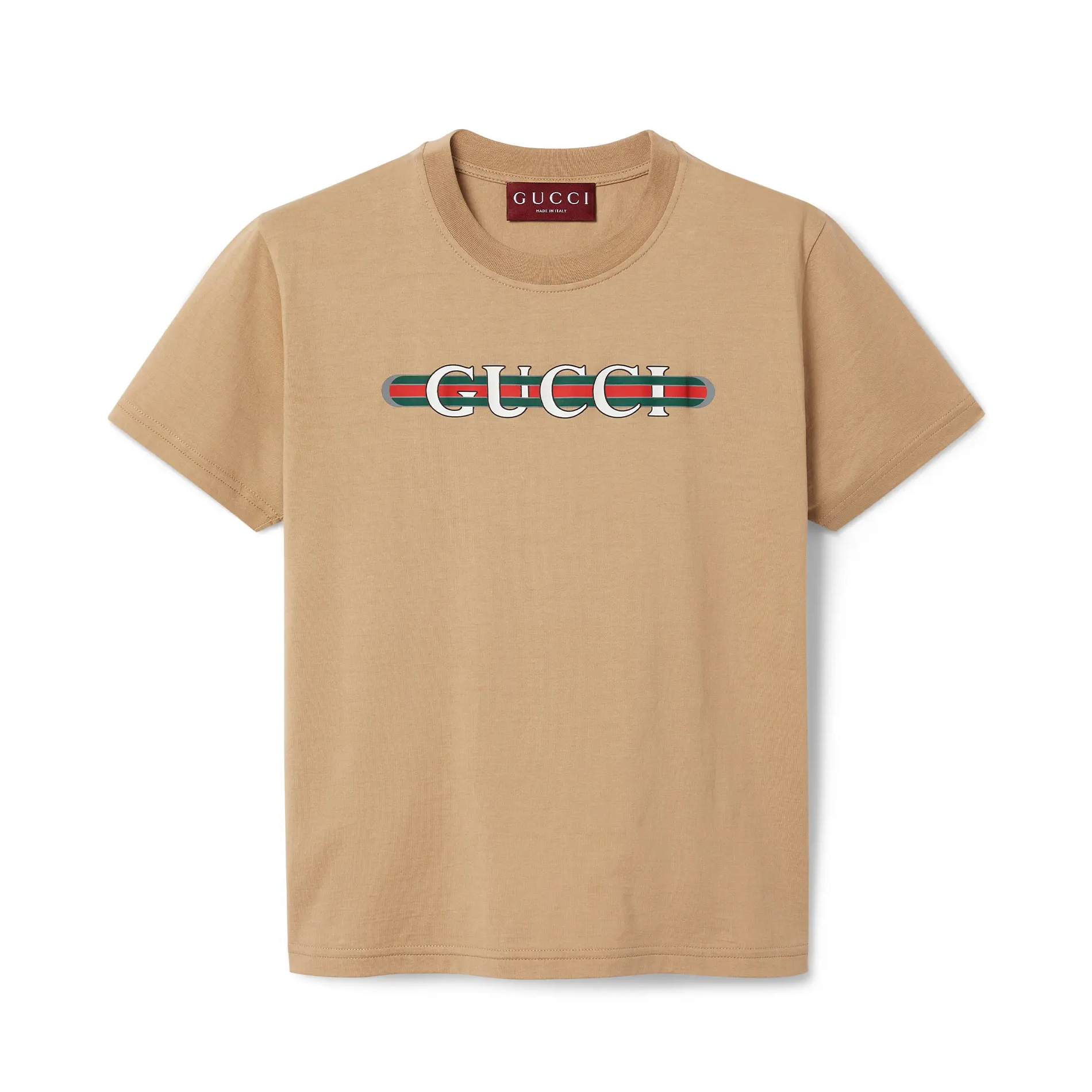 NIGO Gucci Women's Summer Solid Color Letter Print Round Neck Cotton Short Sleeve T-Shirt #nigo74914